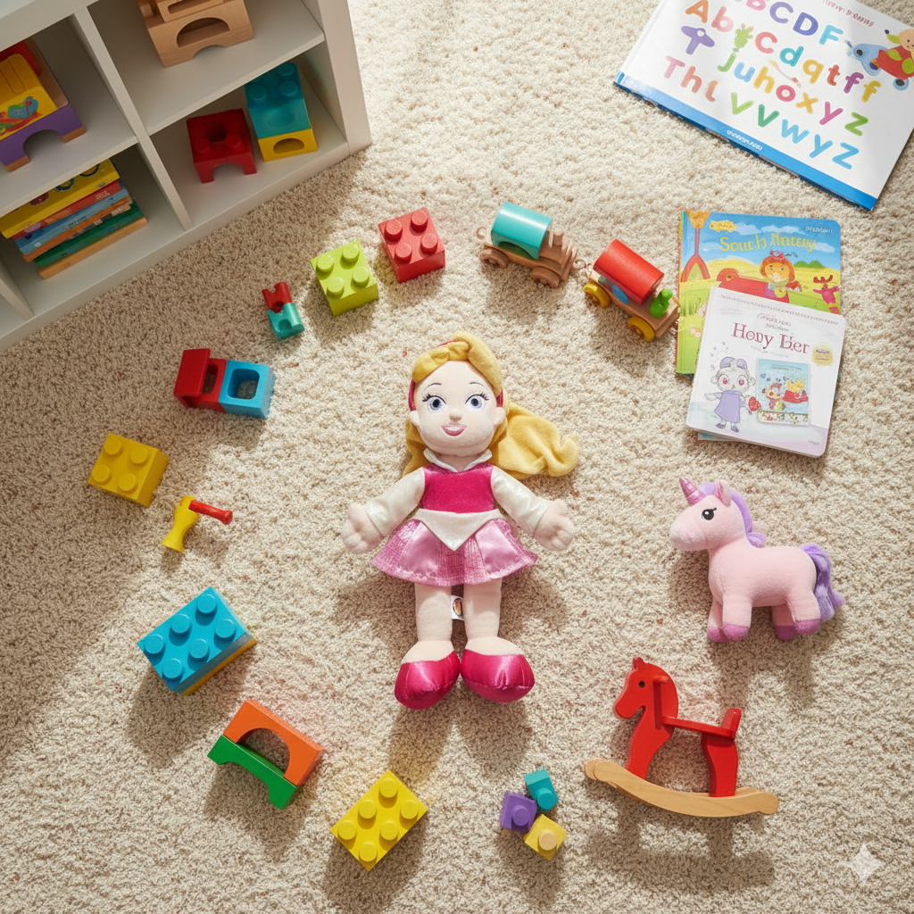 Princess Aurora Plush Toy Doll