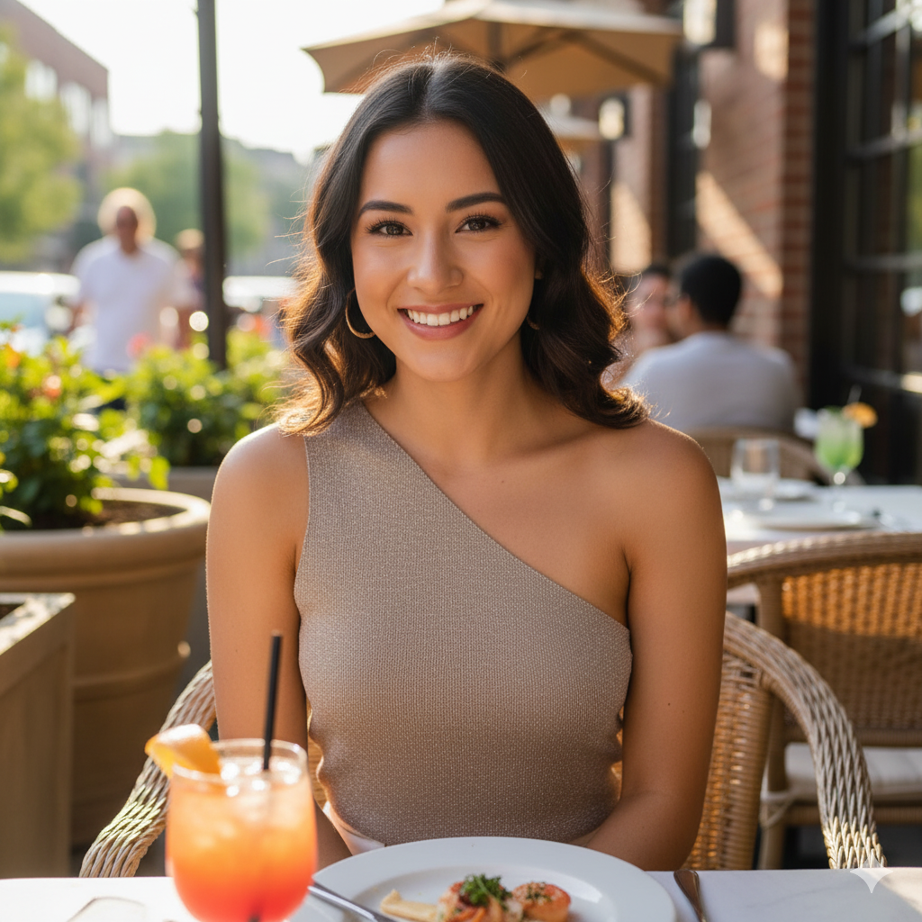 Oscar Street Gold Shimmer Top