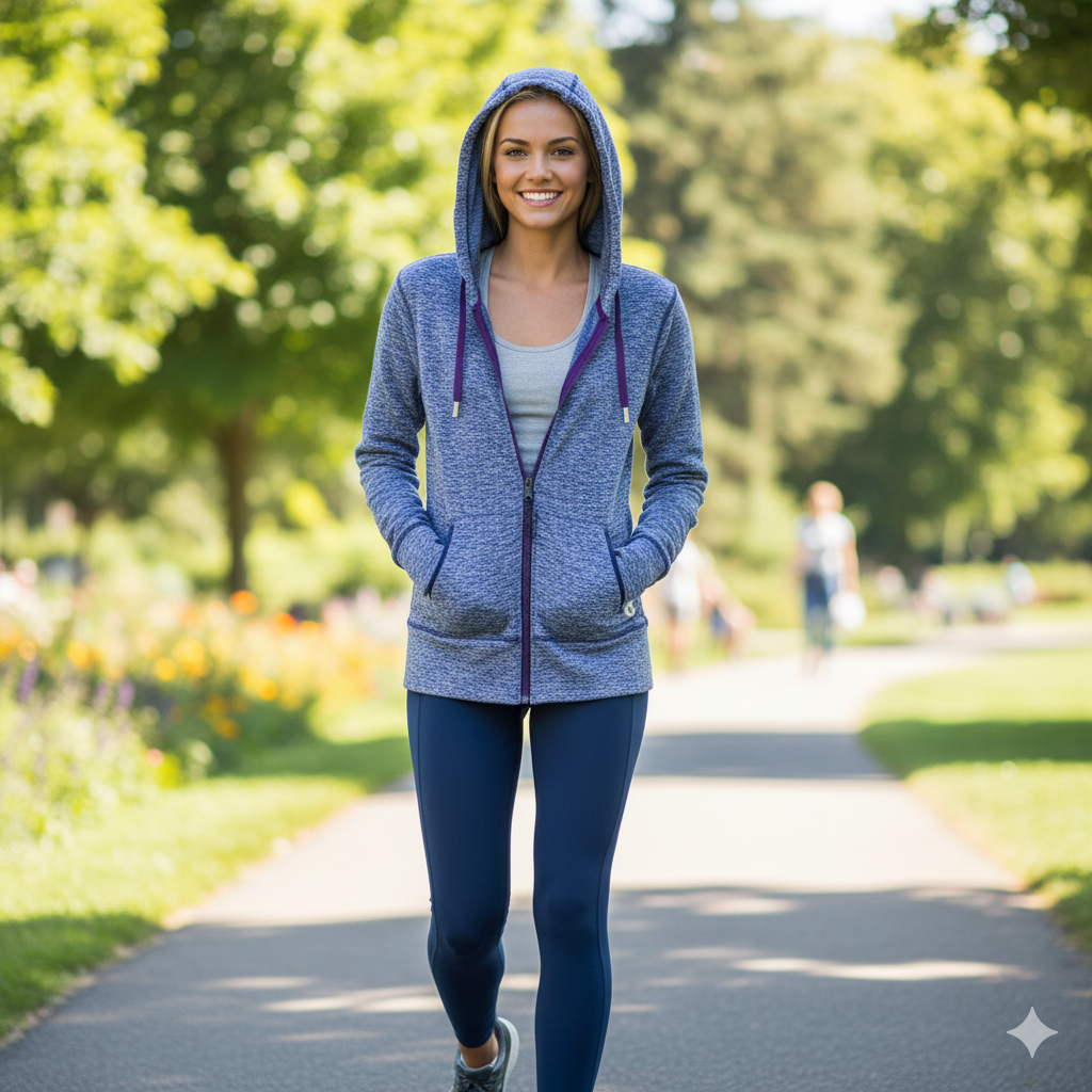 Roxy Surf Stoked Zip Up Hoodie