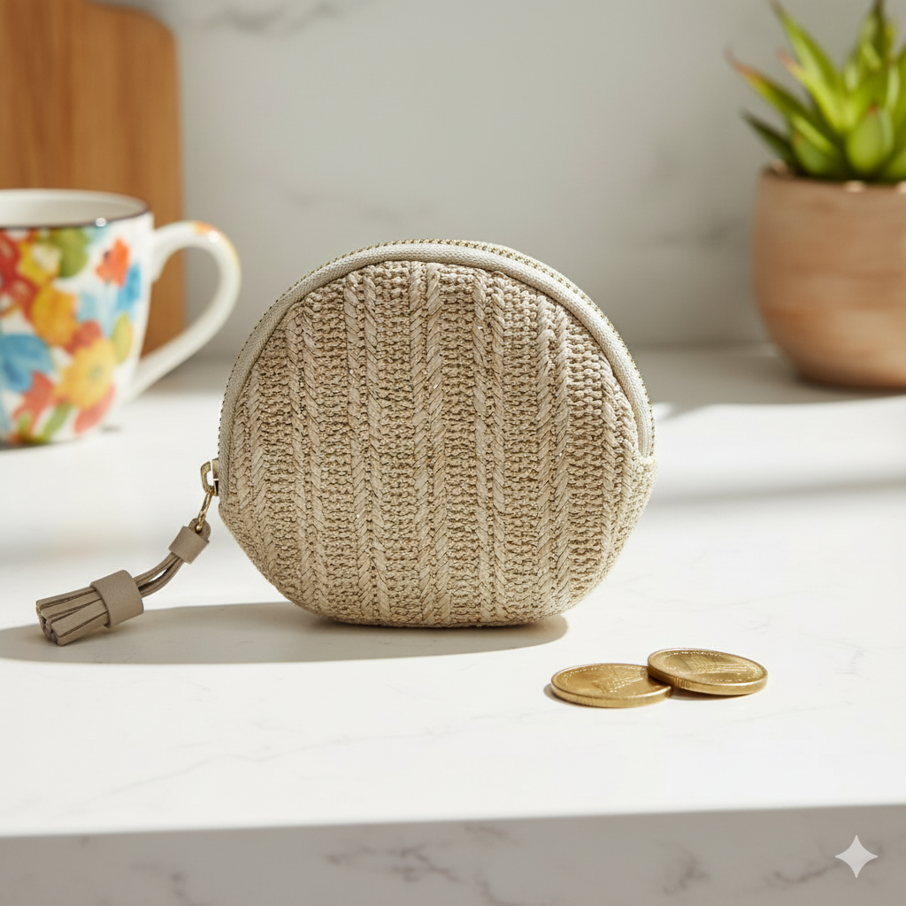 Seed Gold Threaded Coin Purse