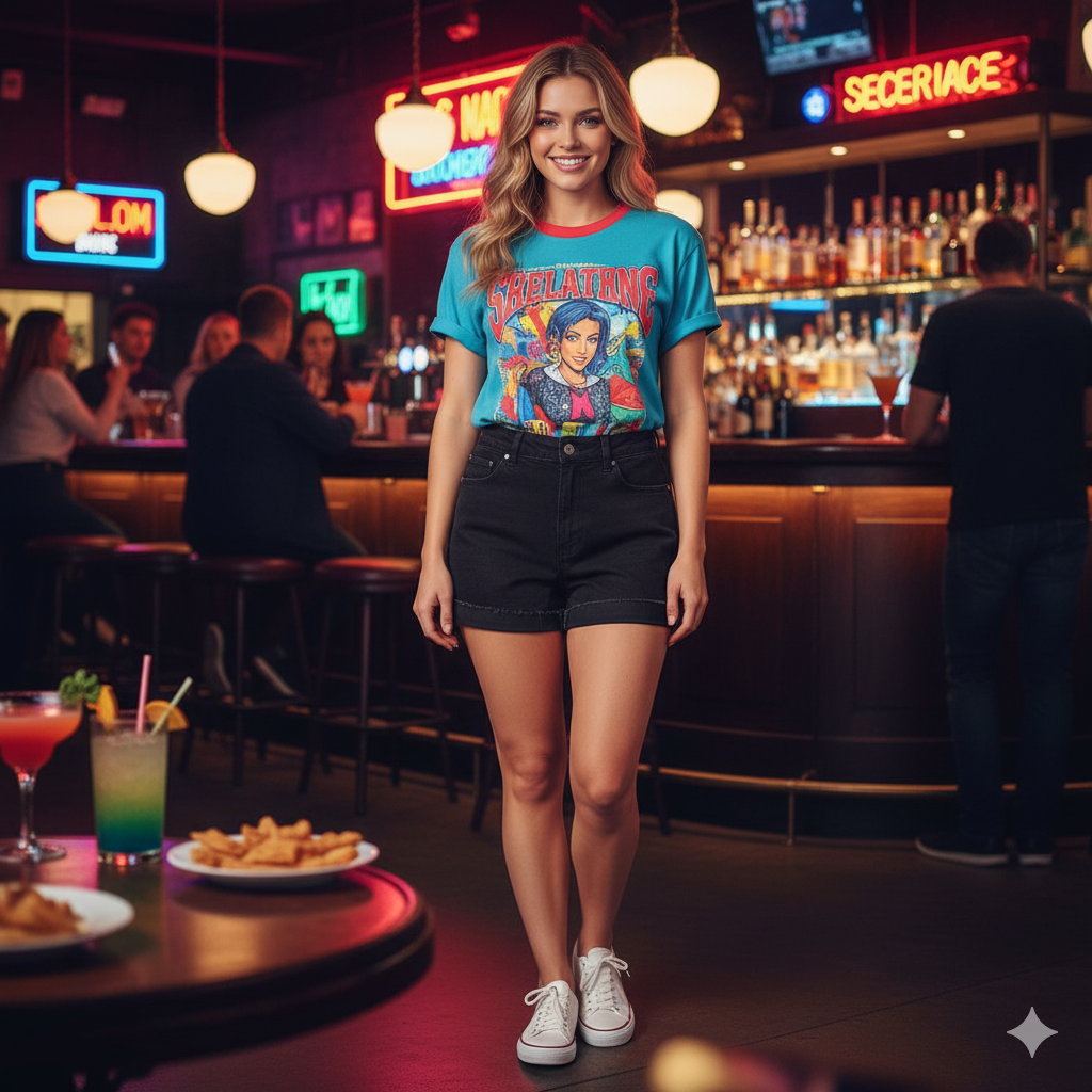 Riders By Lee Black Denim Shorts