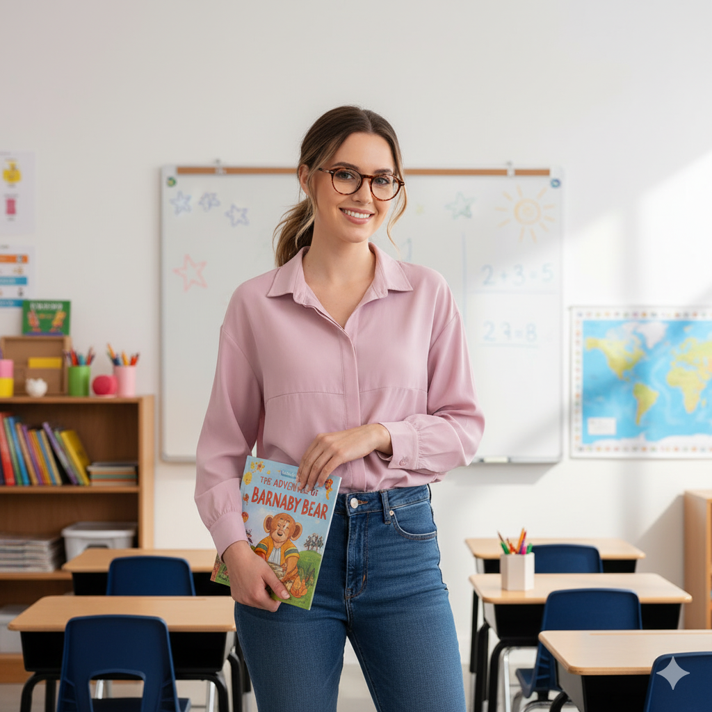 Calli Rose Pink Long Sleeve Blouse