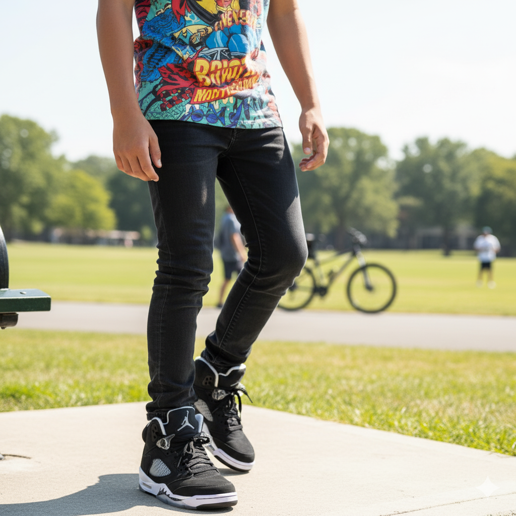 Air Jordan 5 Retro Oreo Black Sneakers