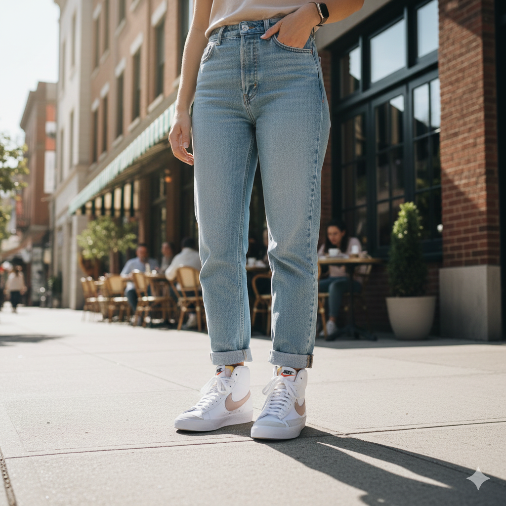 Nike Blazer Mid '77 Vintage Pink High Top Sneakers