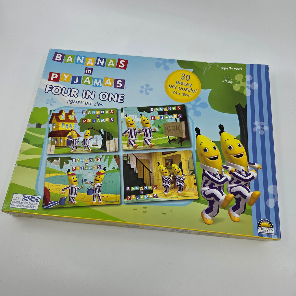 Bananas In Pyjamas Puzzle 4 in 1 (30 Pieces per puzzle)