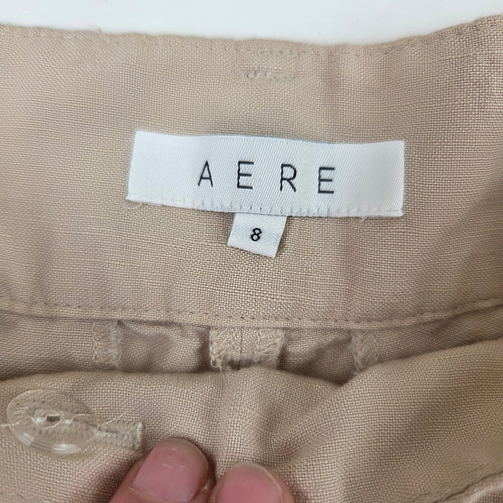 Aere Women's Beige Shorts
