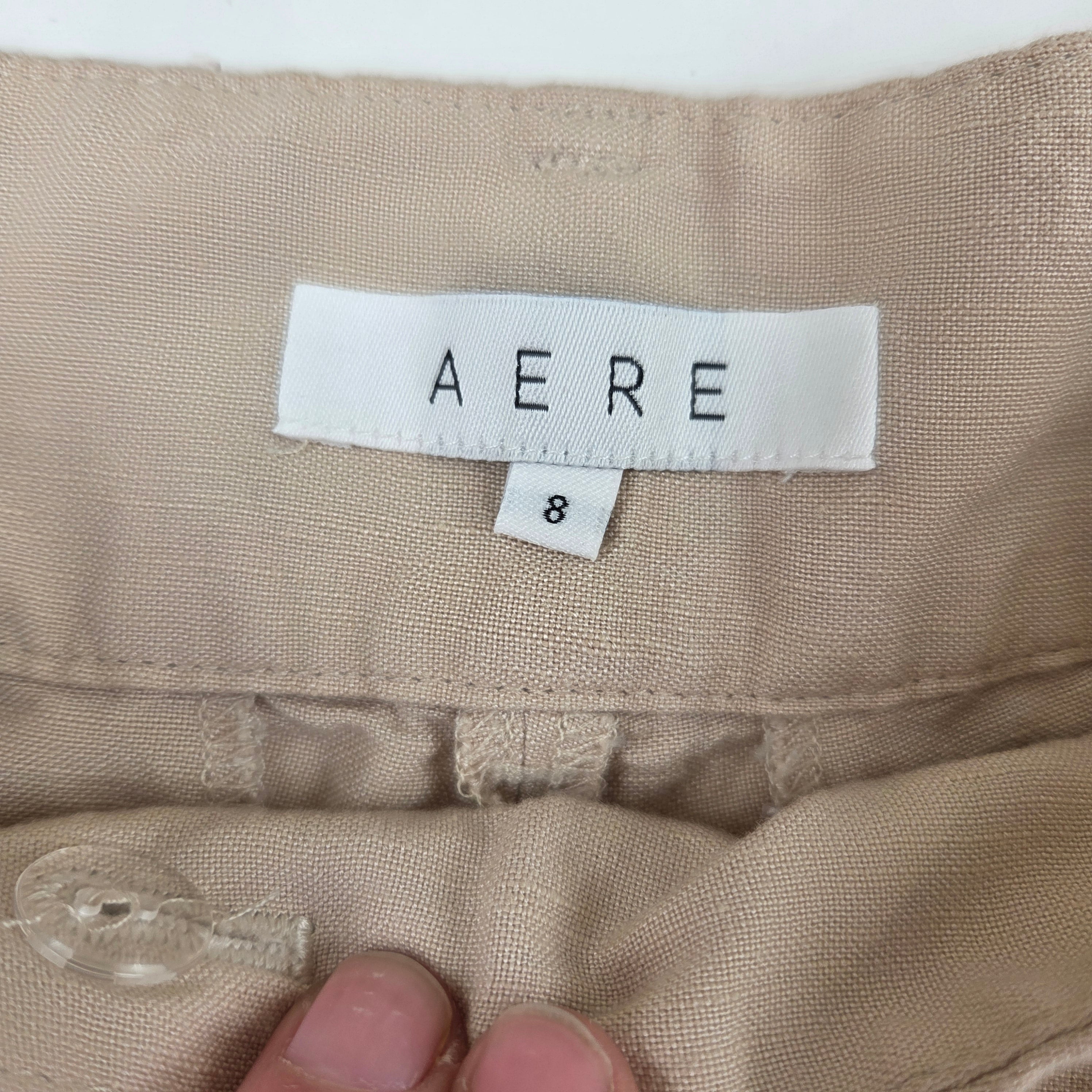 Aere Women's Beige Shorts
