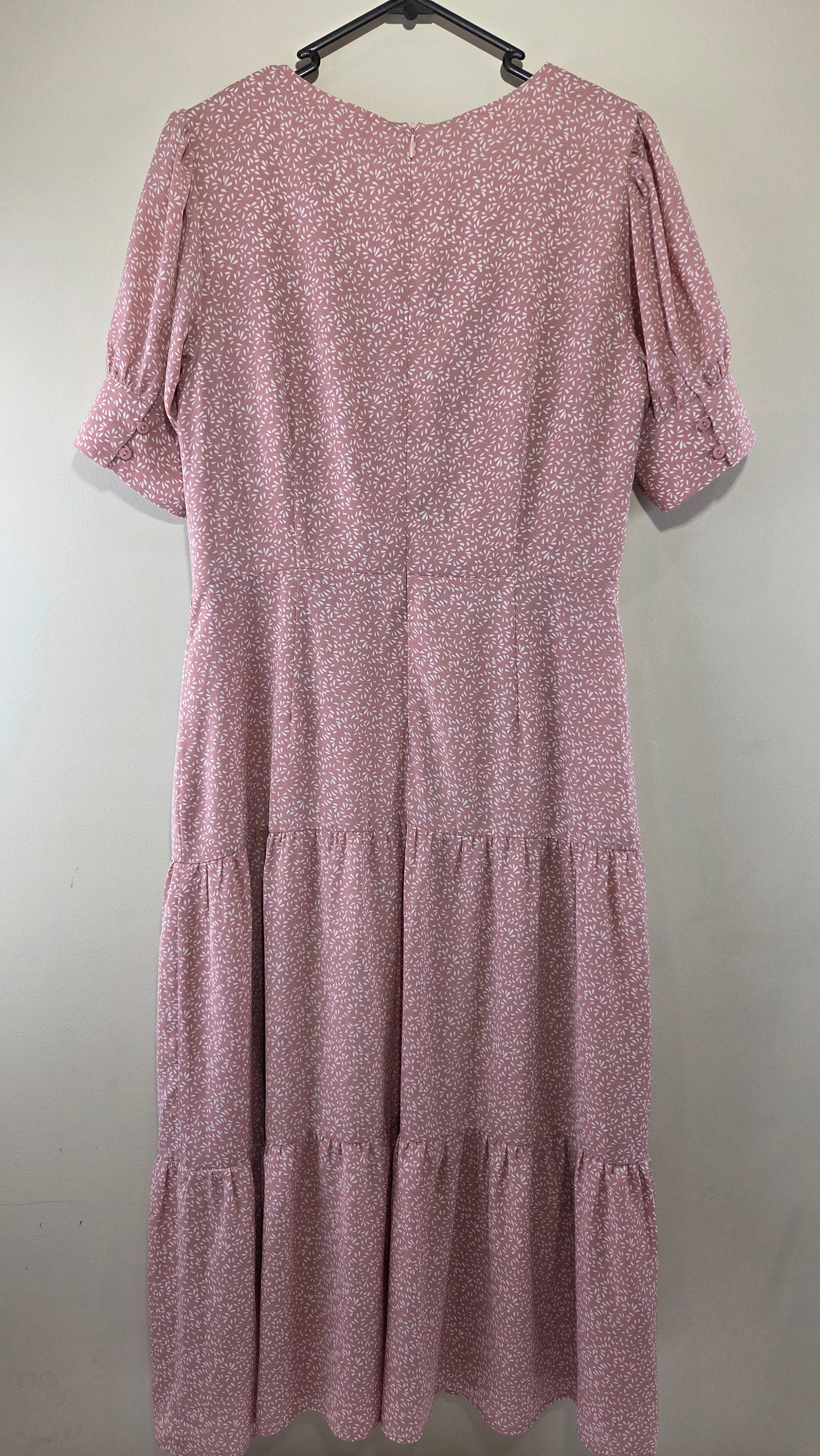 Atmos & Here Pink 3/4 Sleeve Dress