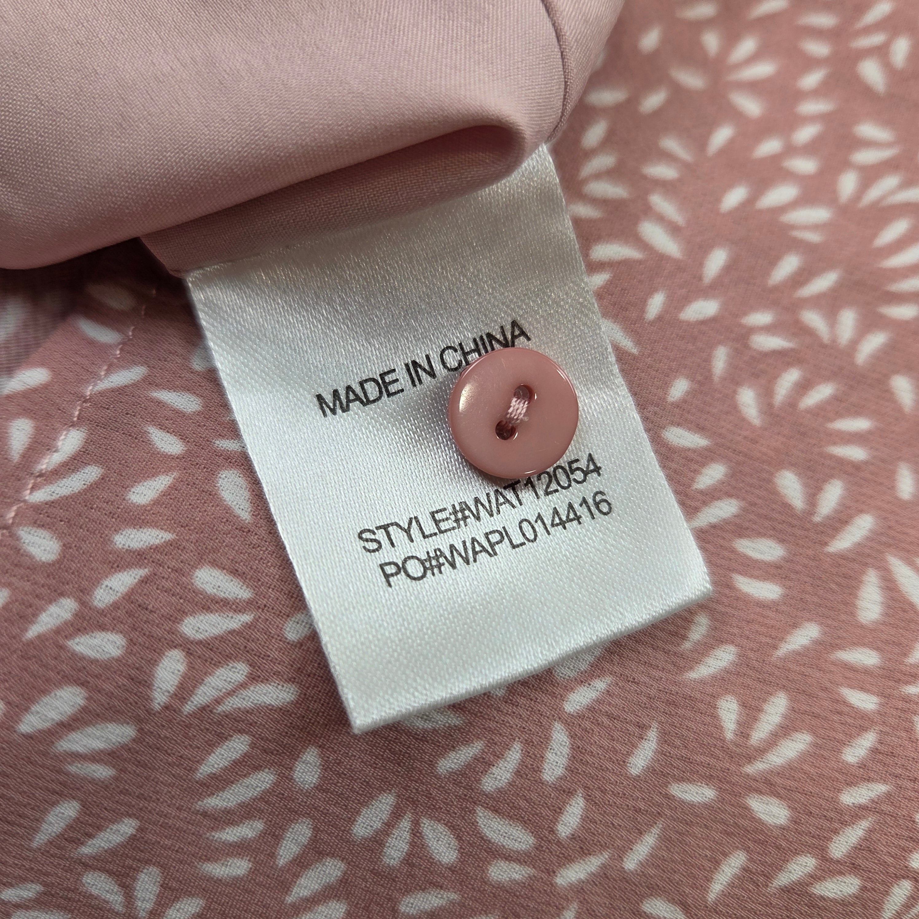 Atmos & Here Pink 3/4 Sleeve Dress