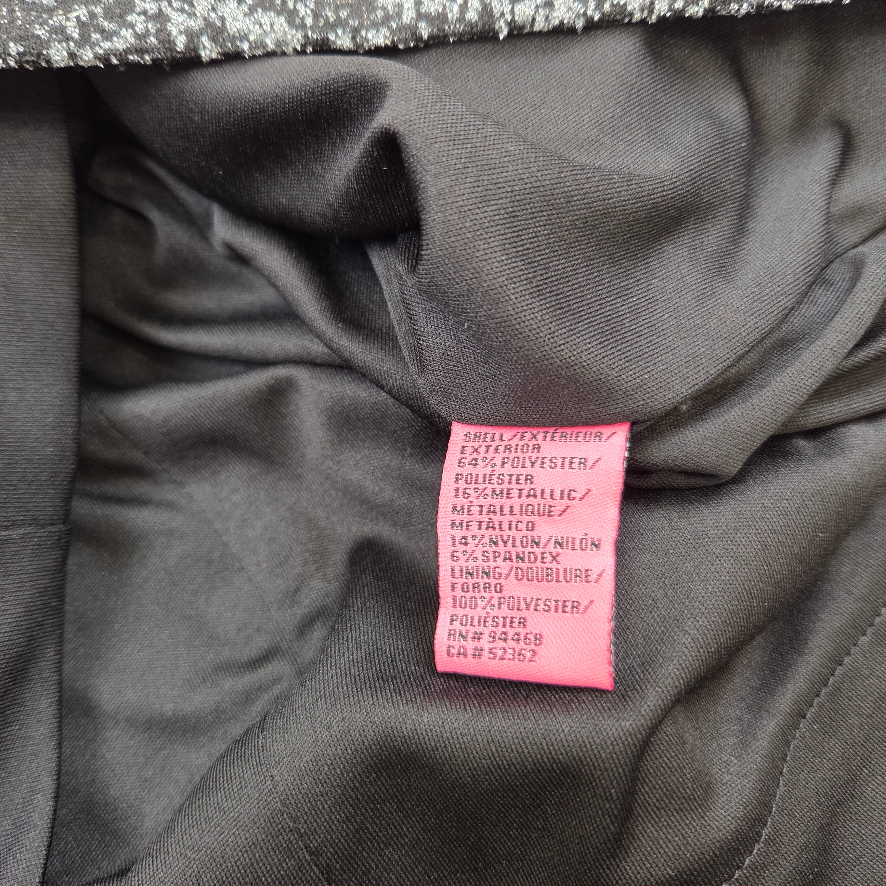 Betsey Johnson Silver & Black Party Dress