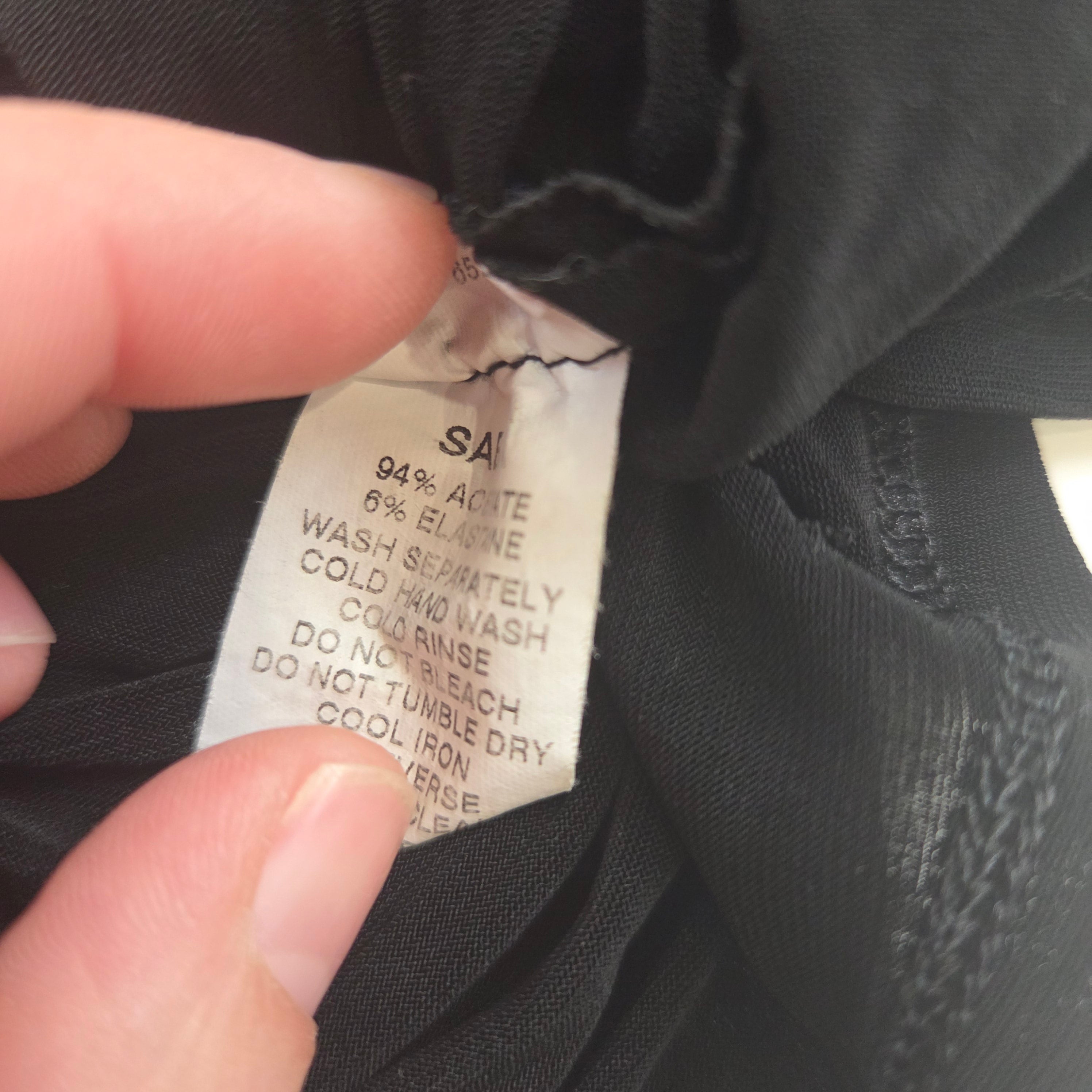 Saba Gathered Black Top