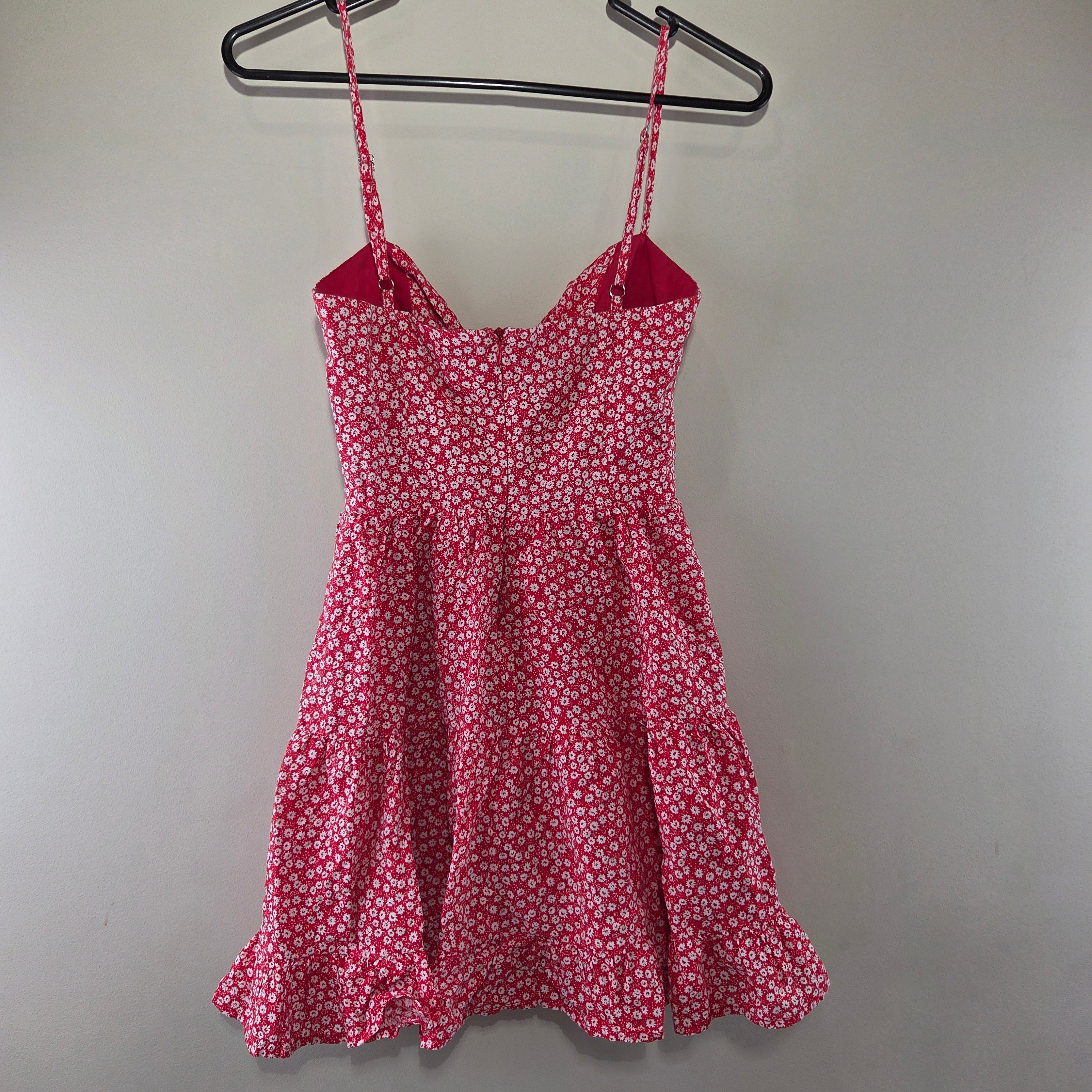 Luck & Trouble Floral Red Dress