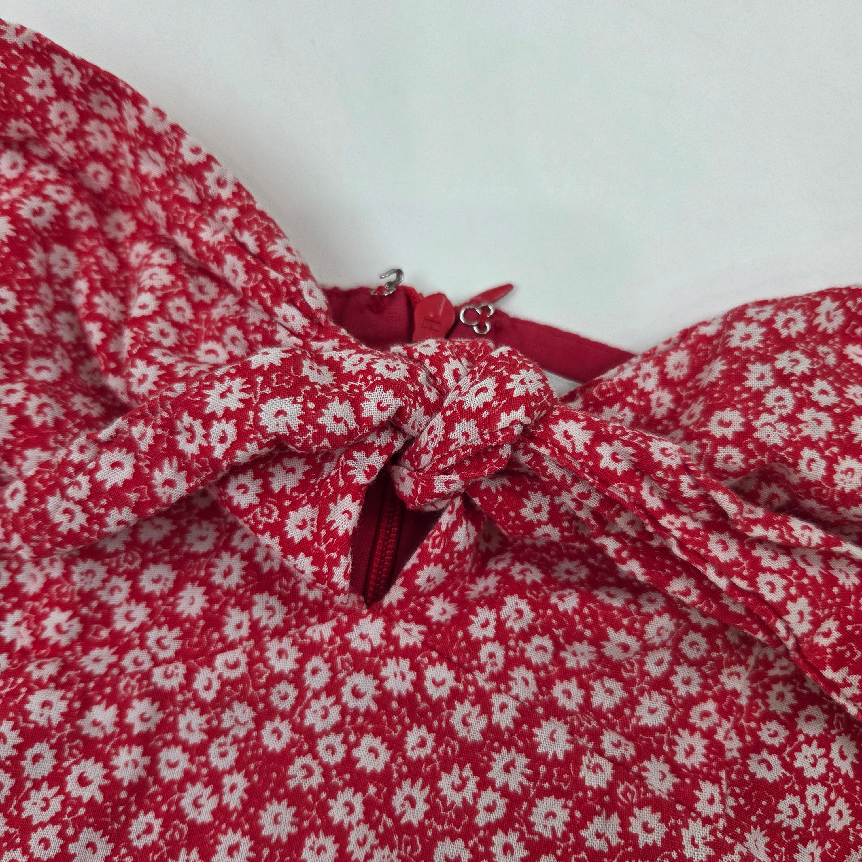 Luck & Trouble Floral Red Dress