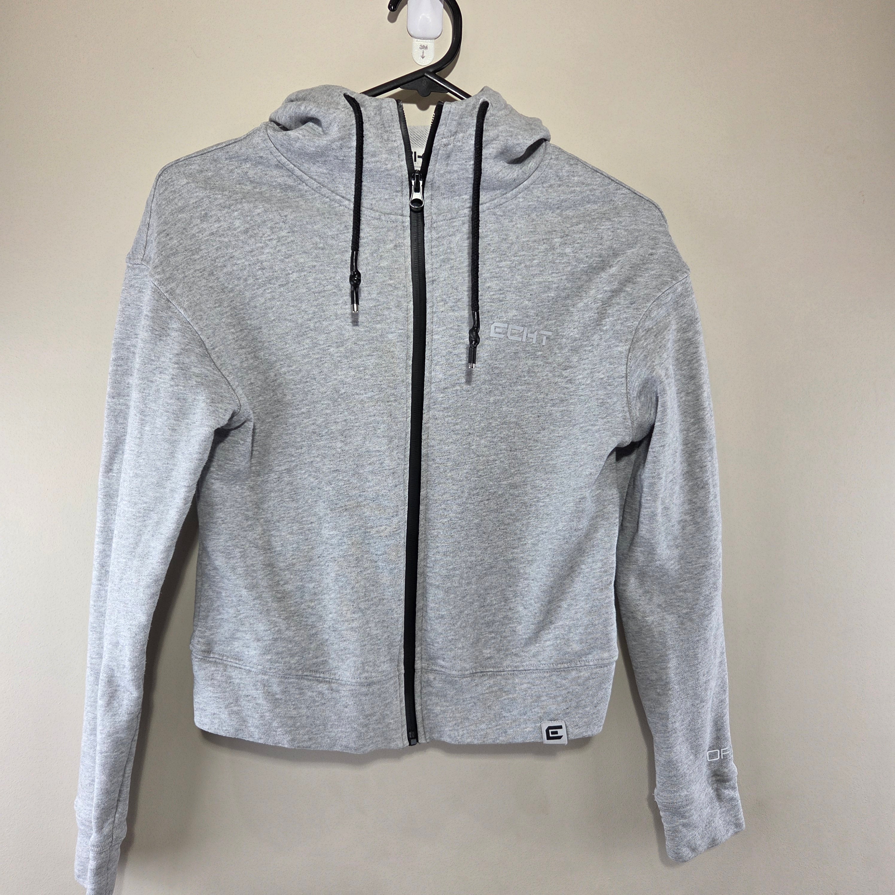 Echt Grey Zip Up Hoodie