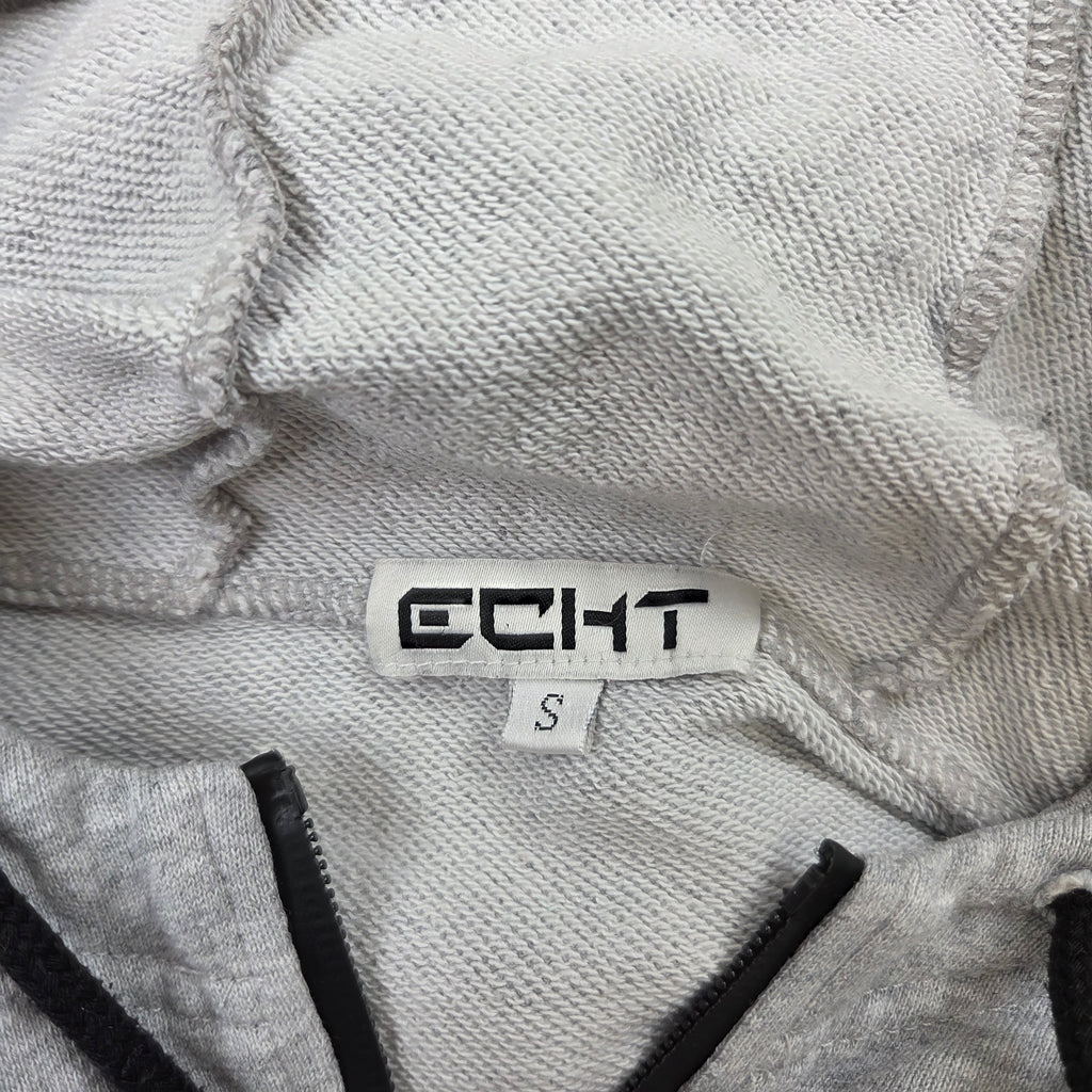 Echt Grey Zip Up Hoodie