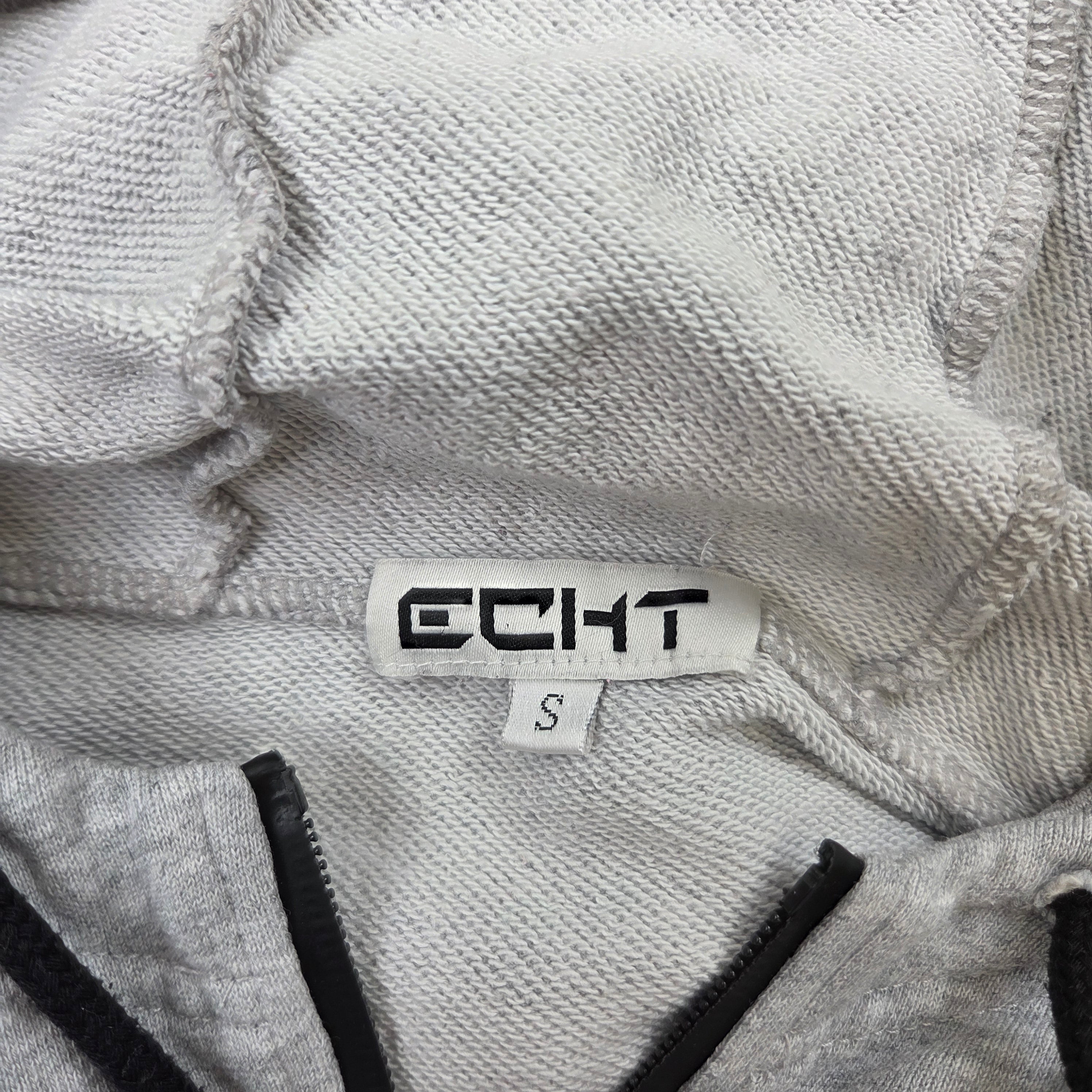 Echt Grey Zip Up Hoodie
