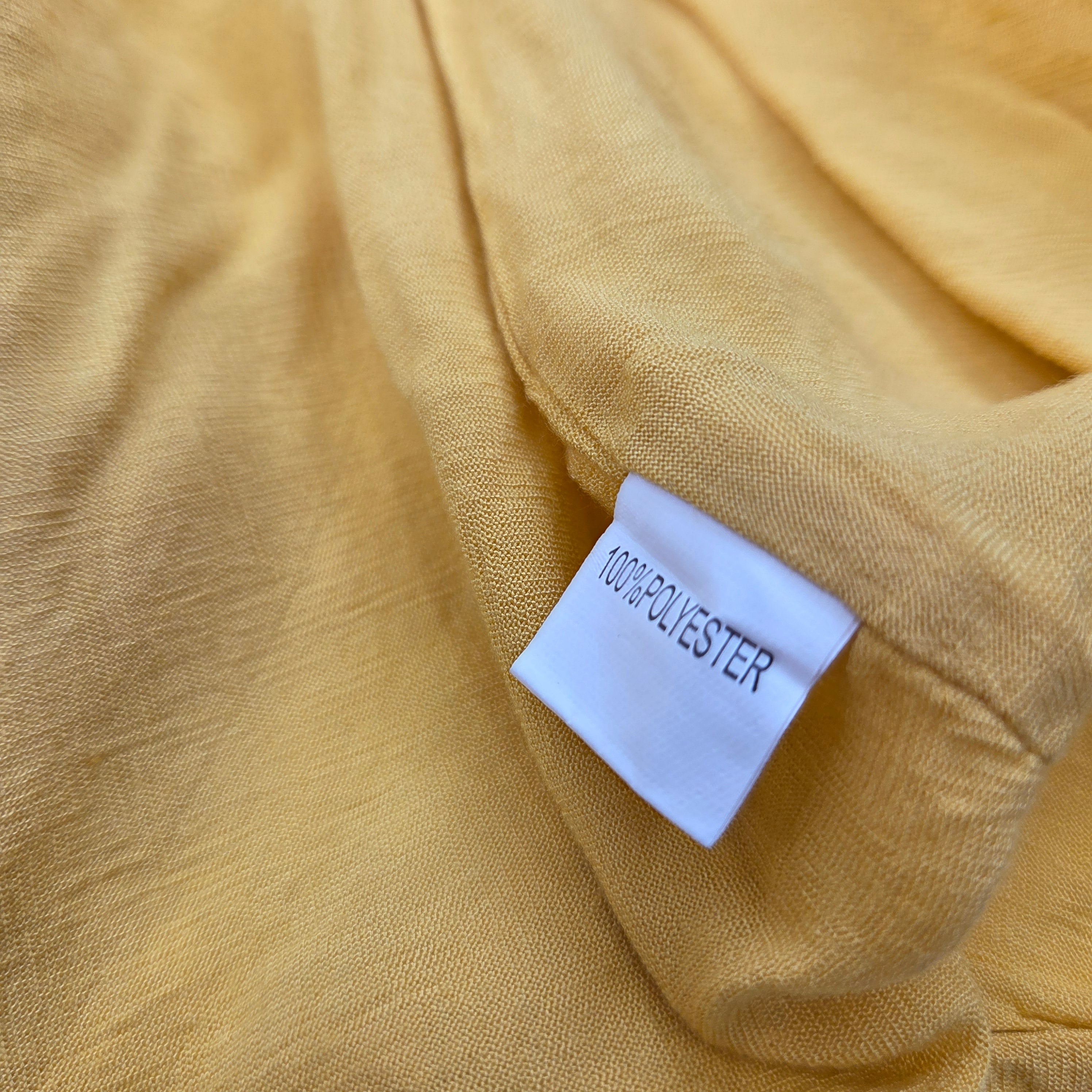 Rosebullet Yellow Flower Mid Length Skirt