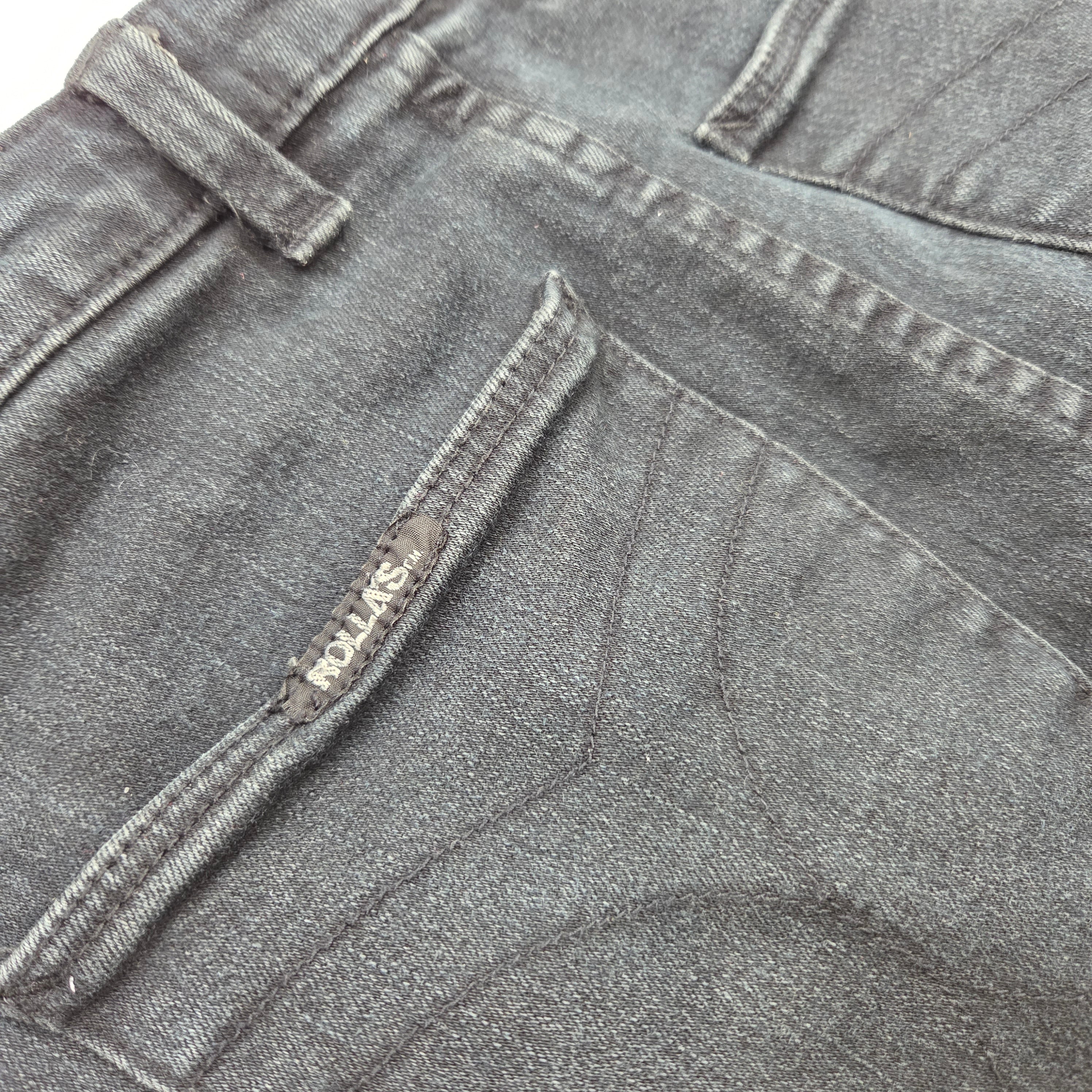 Rollas Black Denim Skirt