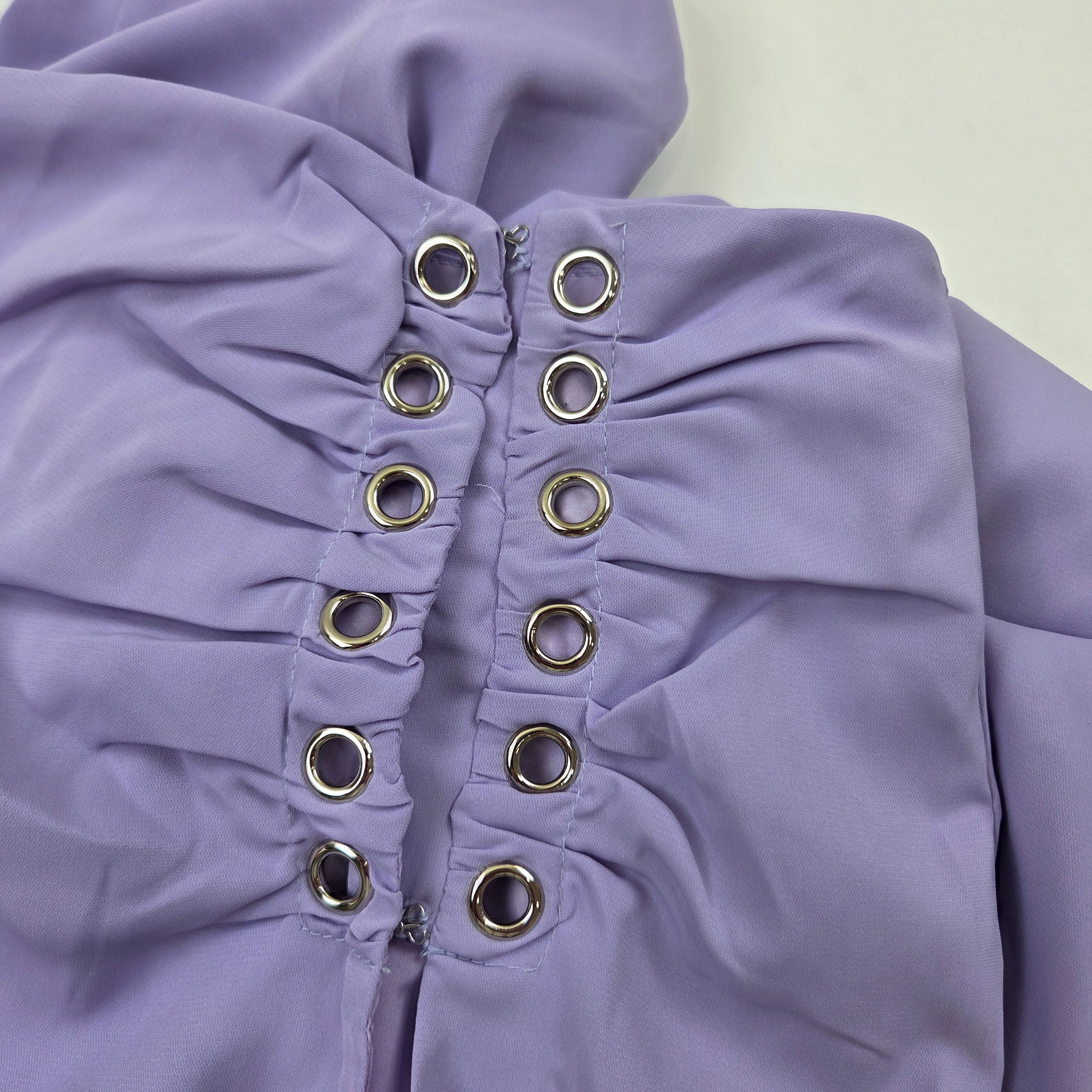 Runway By Rozalia Lilac Draped Skirt