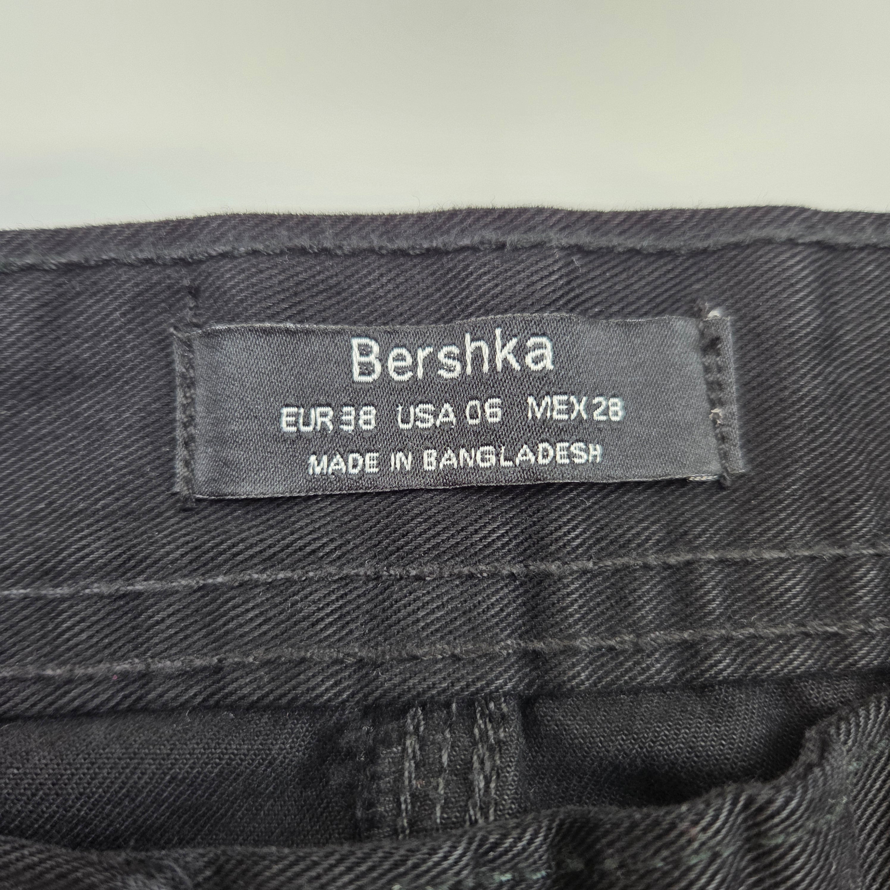 Bershka Black Skater Mini Skirt