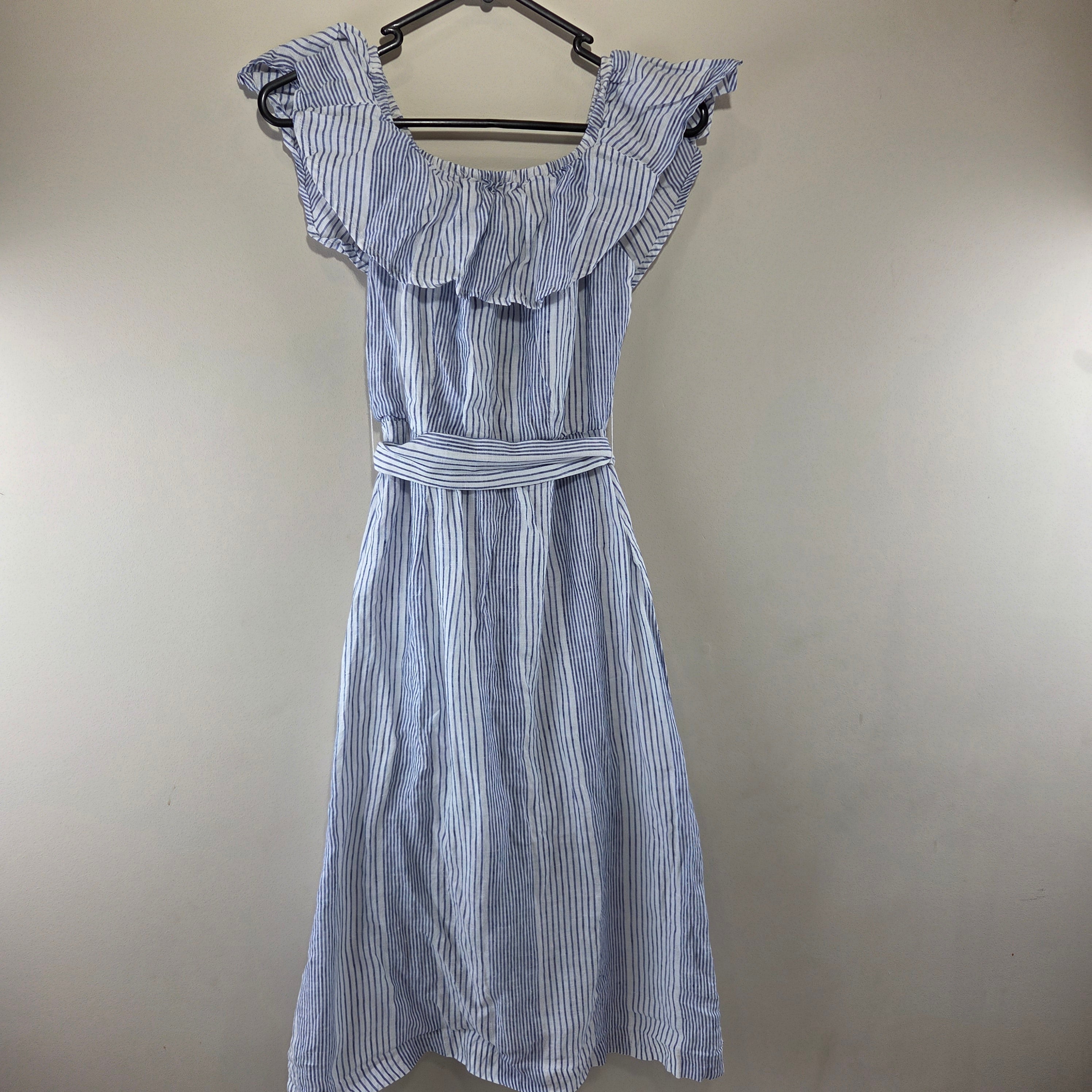 Kookai Blue & White Striped Dress