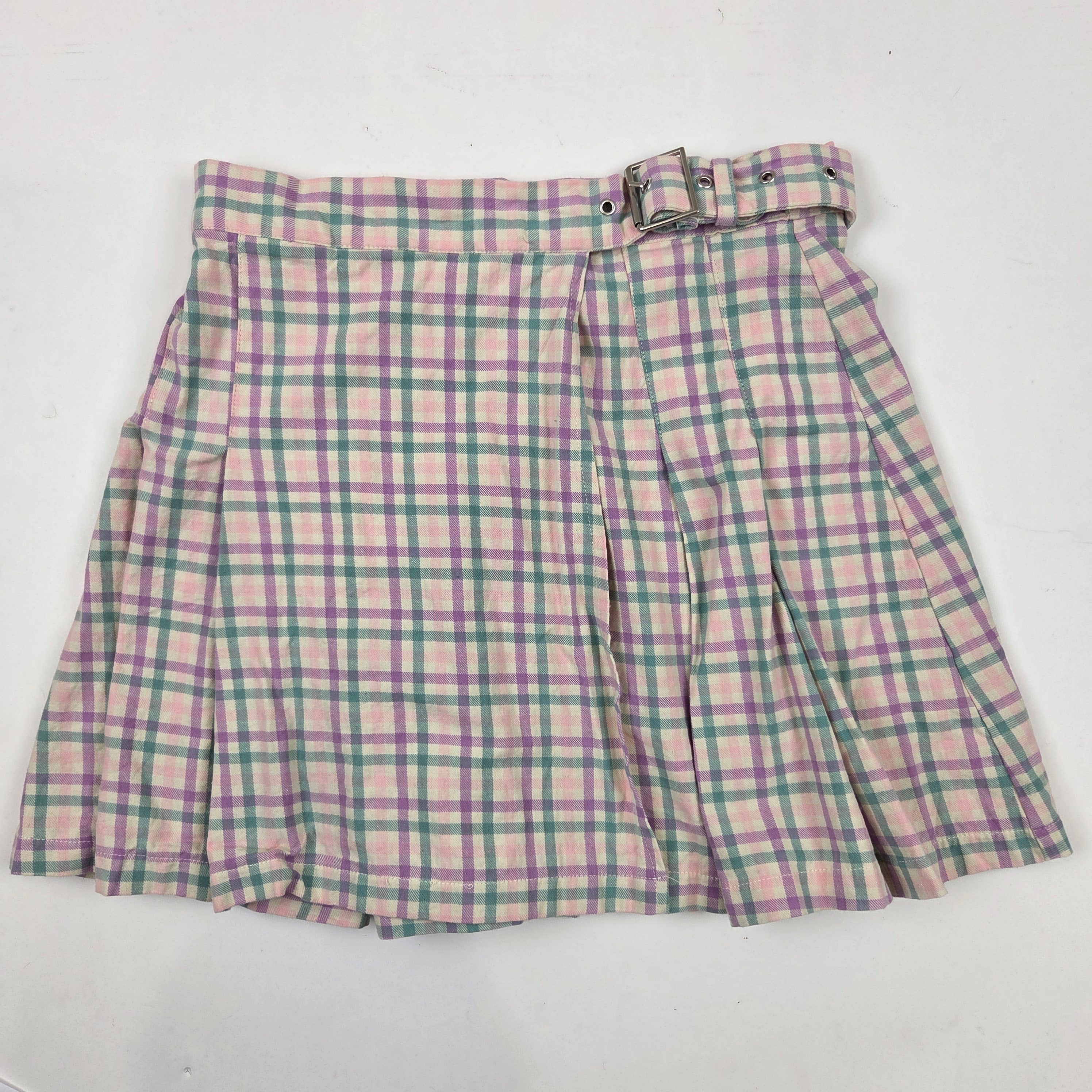 The Ragged Priest Checkered Mini Skirt