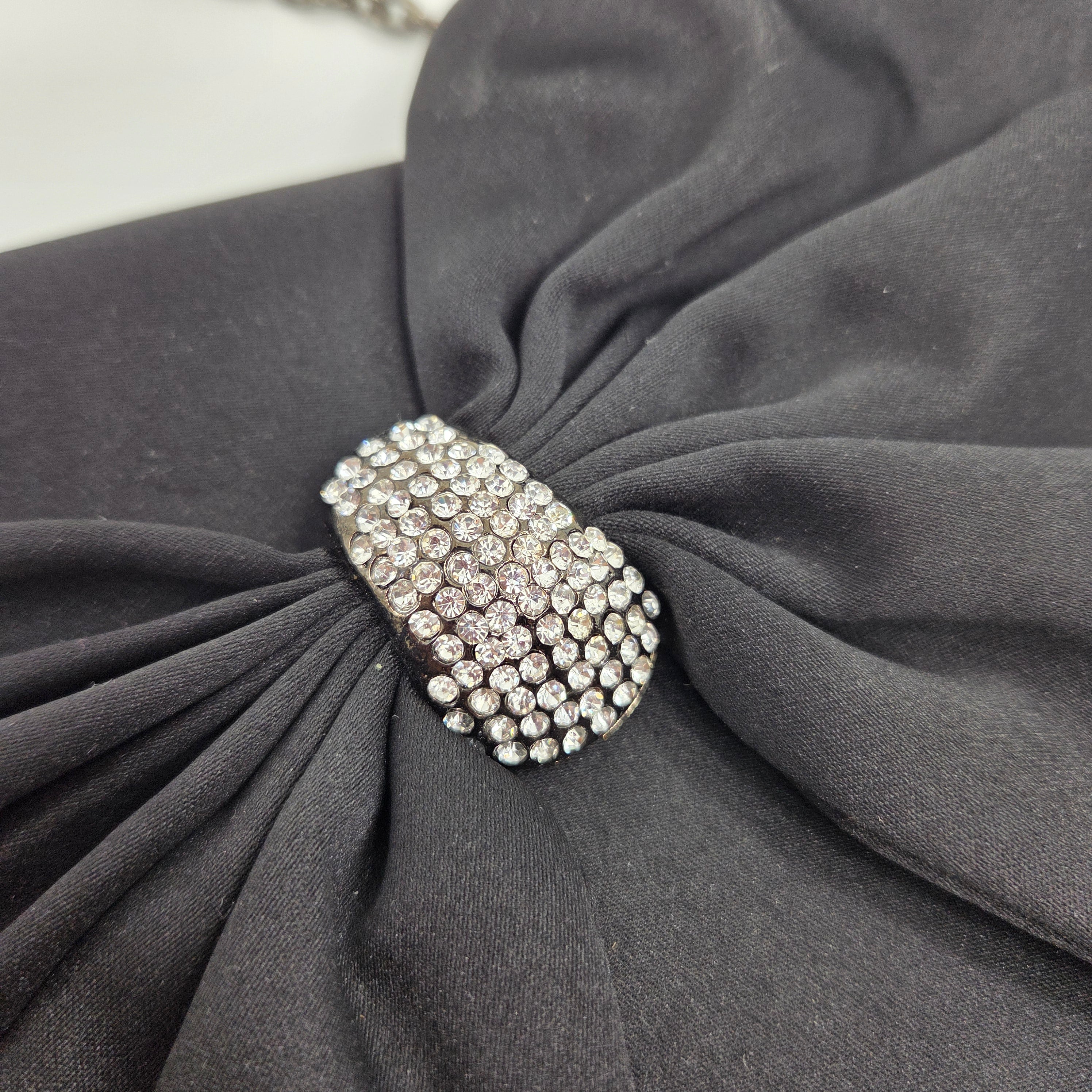 Olga Berg Black Clutch Bag