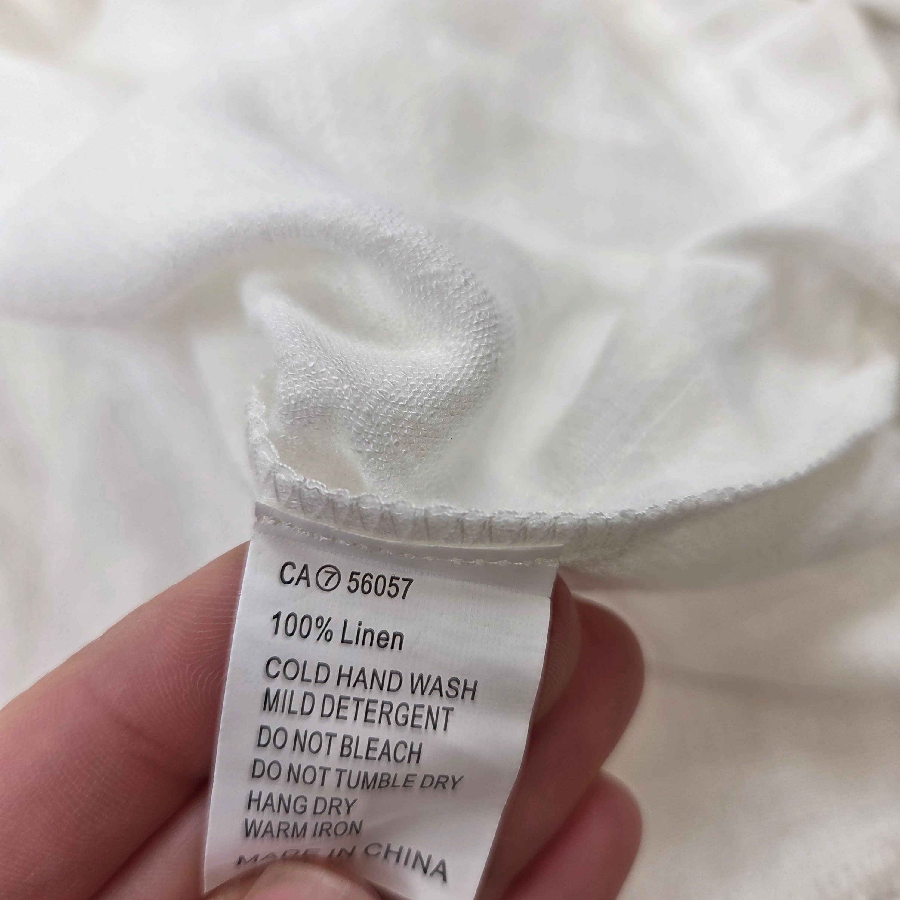 Mia 3/4 Sleeve White Top