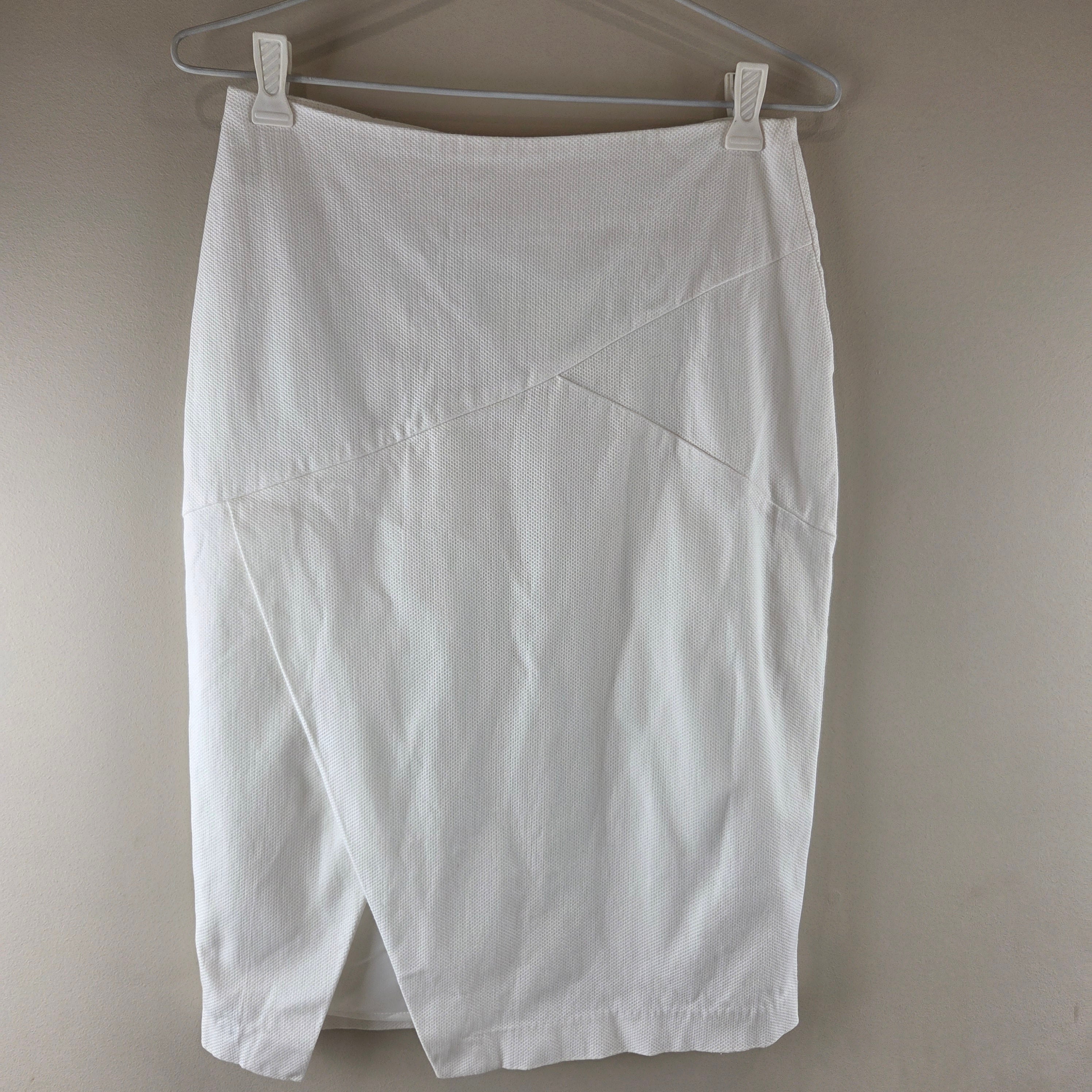 Laura Ashley White Mid Length Skirt