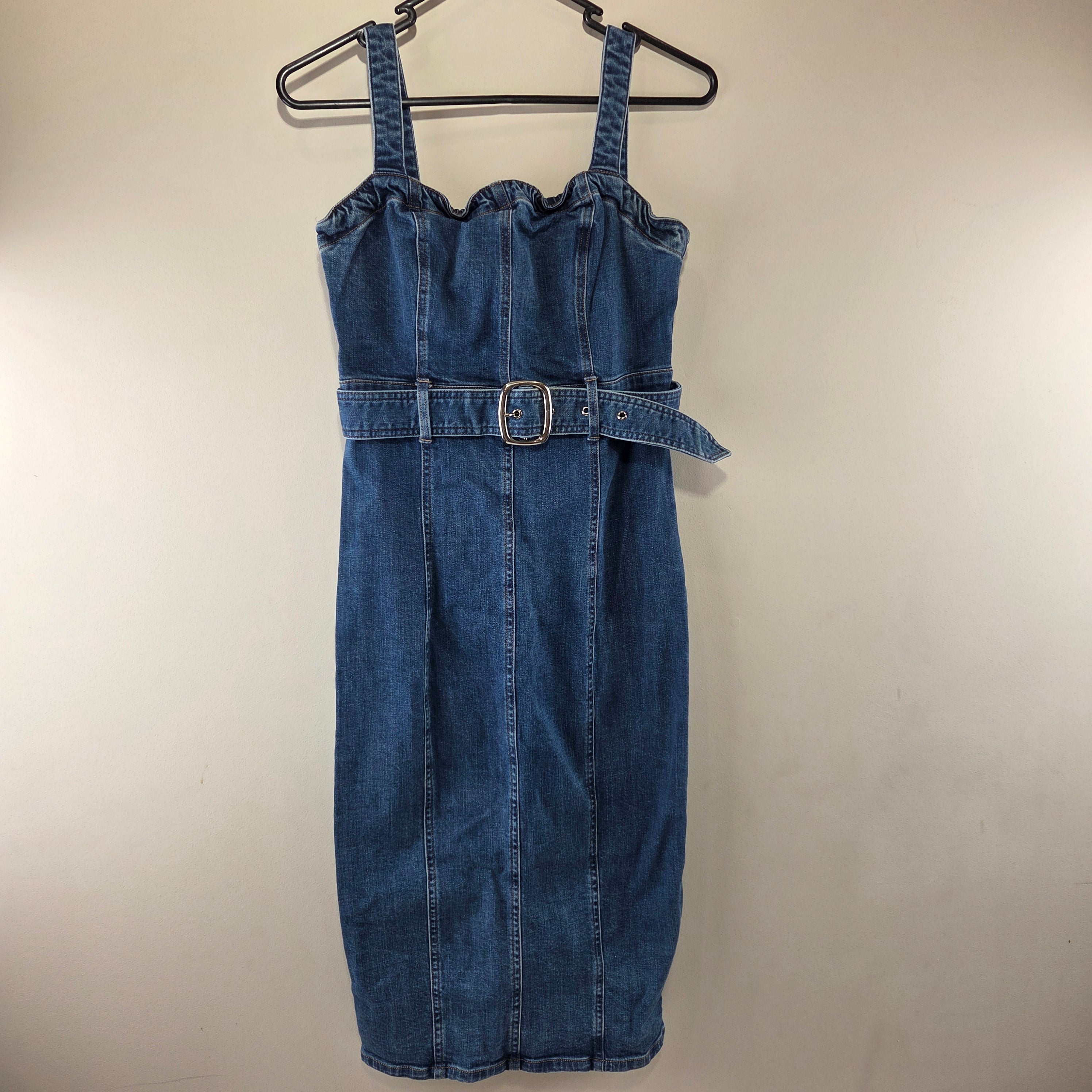Mossman Mid Length Blue Denim Dress