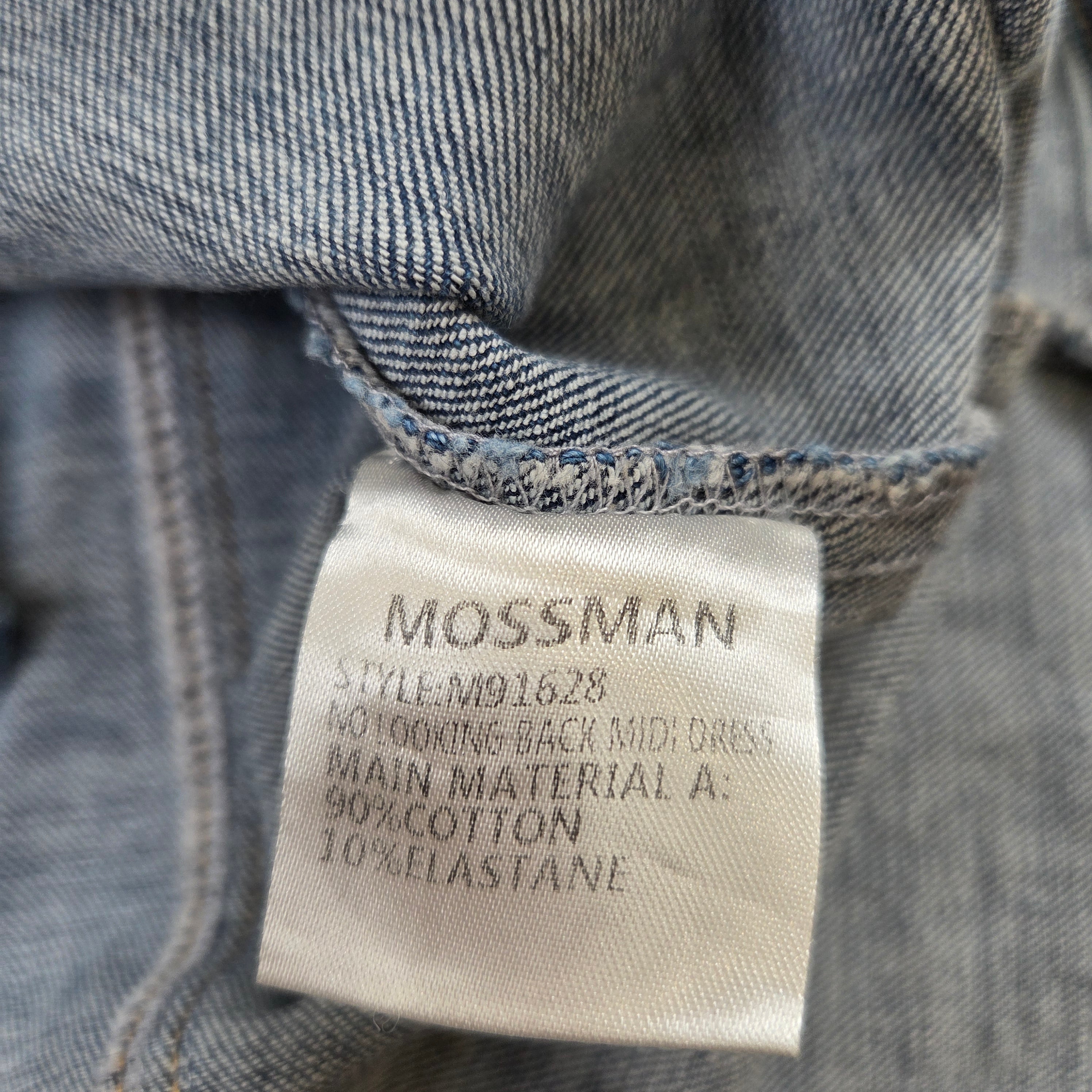 Mossman Mid Length Blue Denim Dress