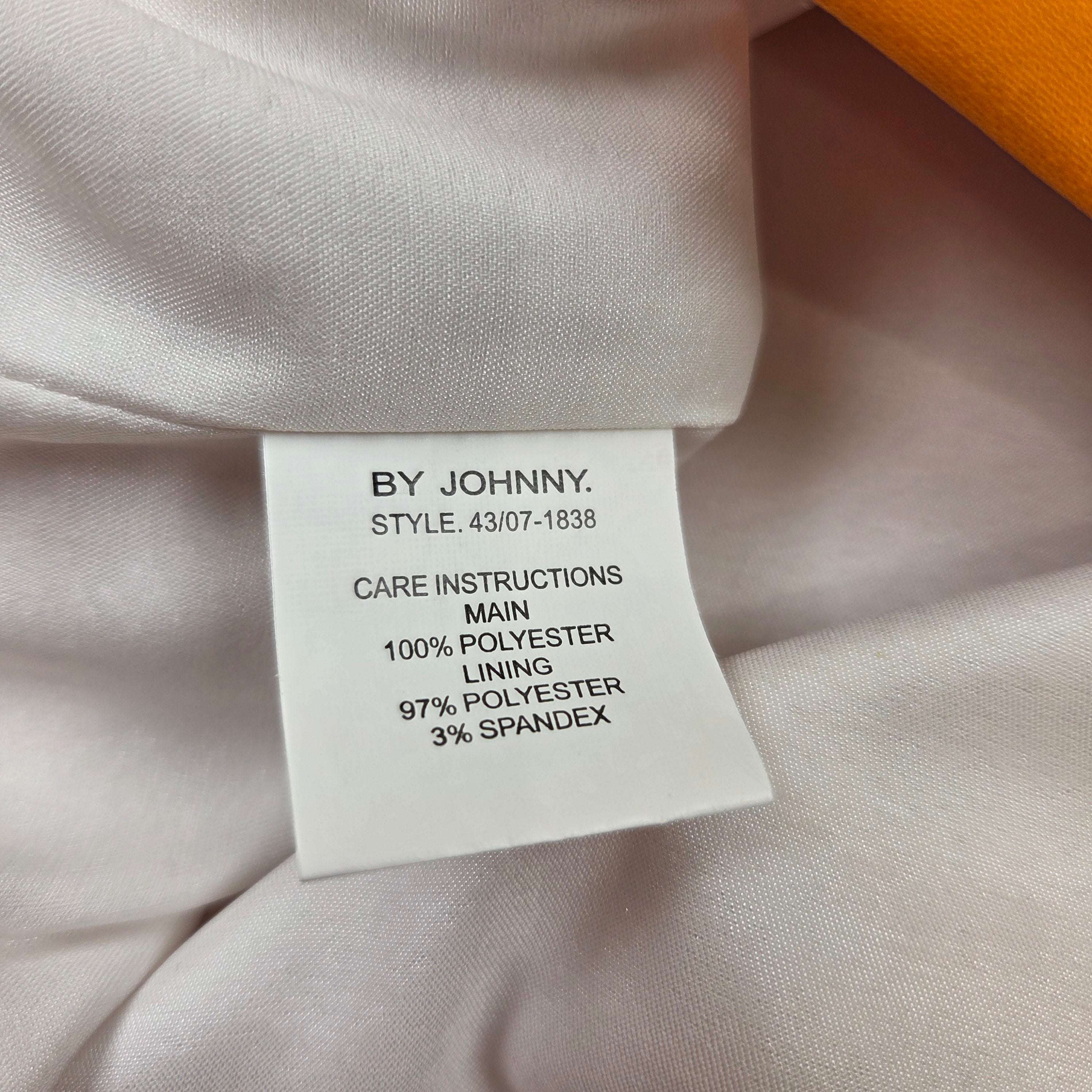 By Johnny Orange Party Dress