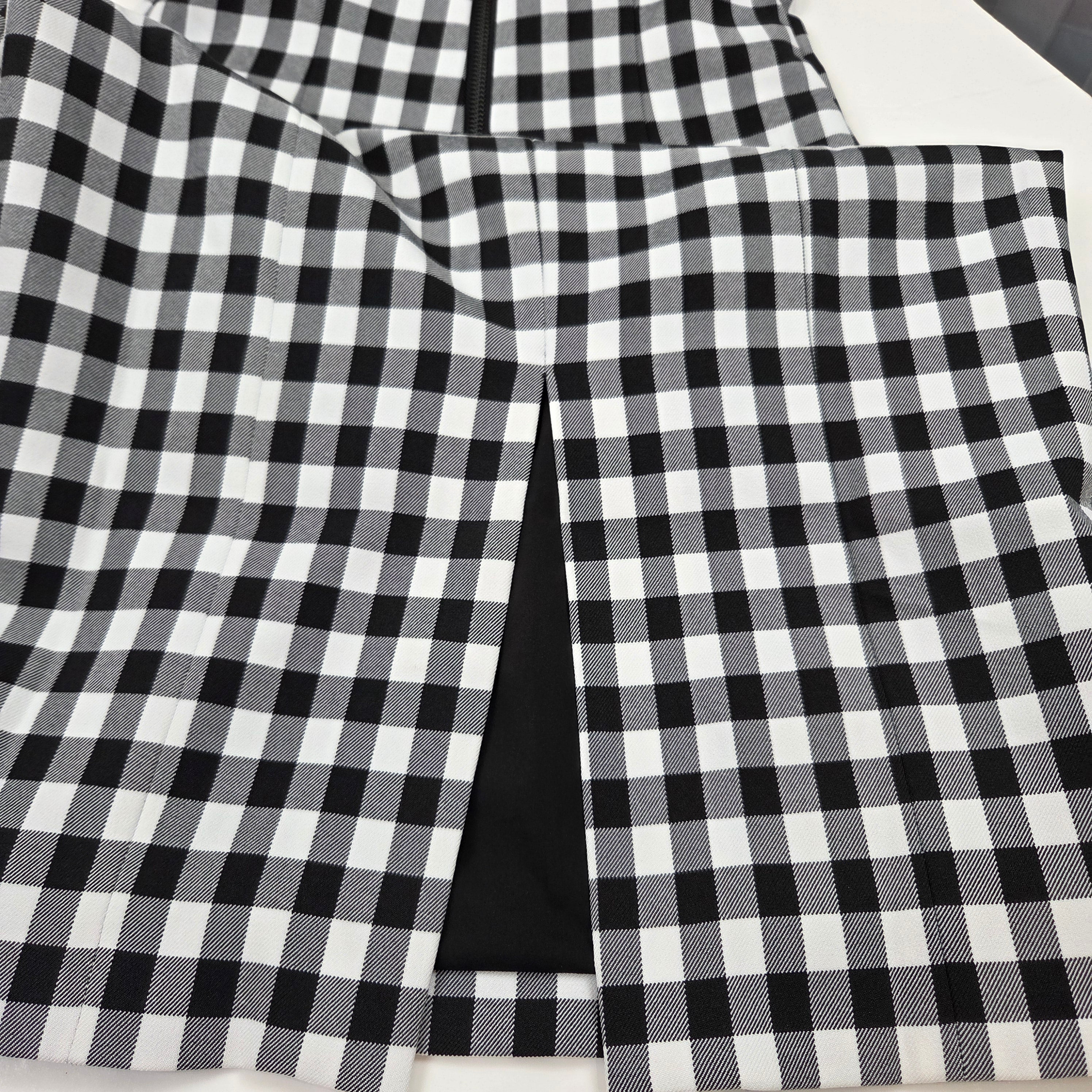 Mossman Black & White Checkered Dress