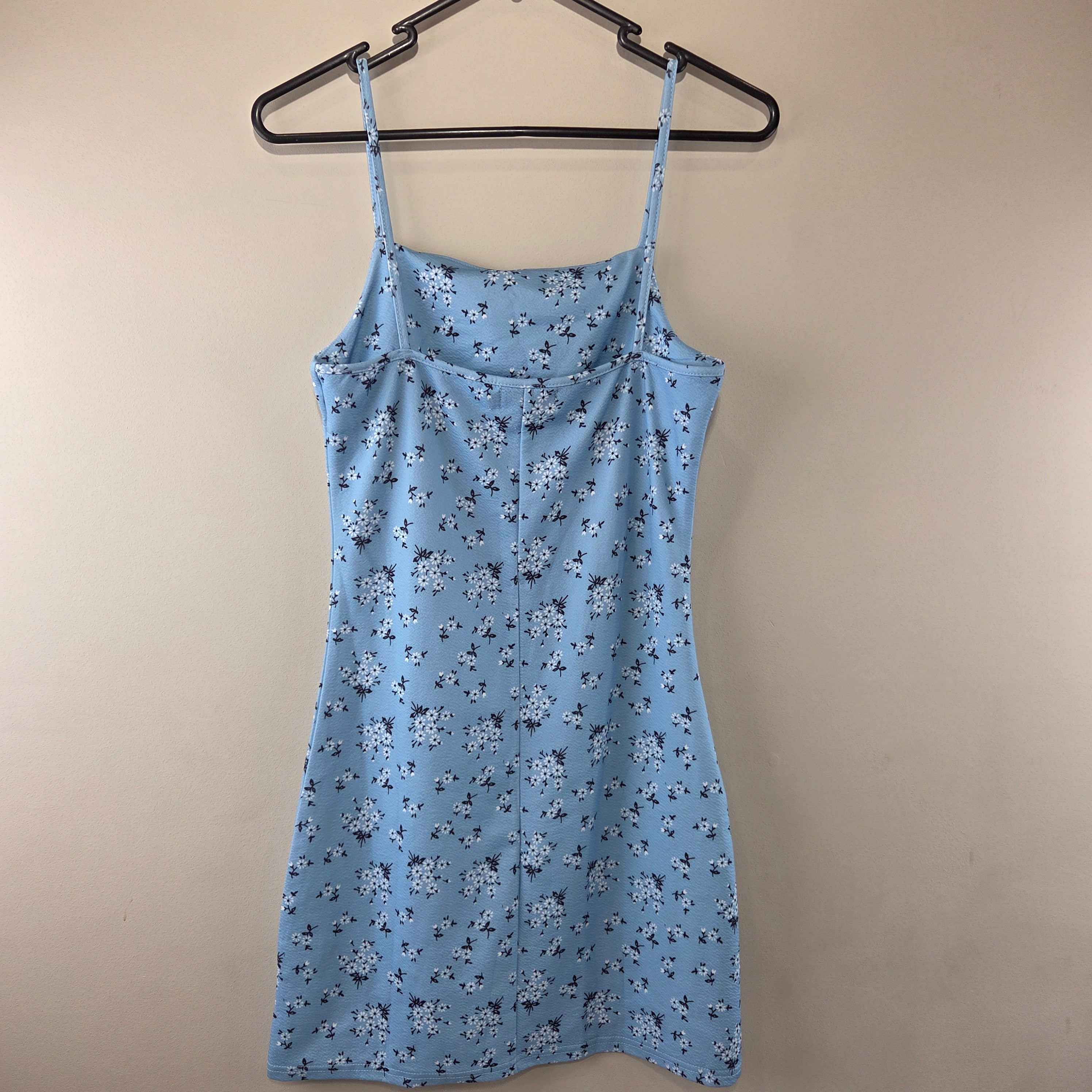 Mirrou Women's Blue Flower Dress