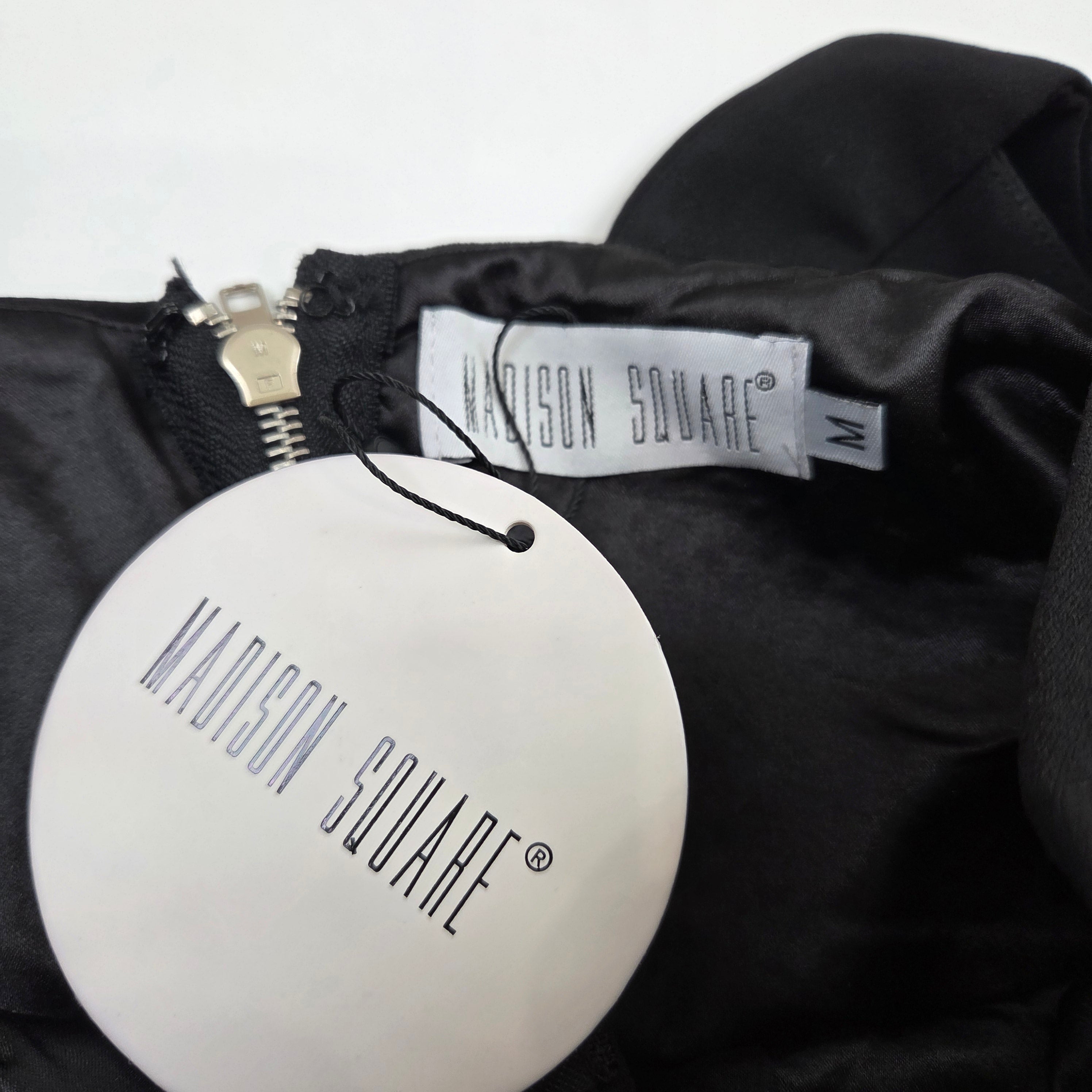 Madison Square Black Crop Top (New)