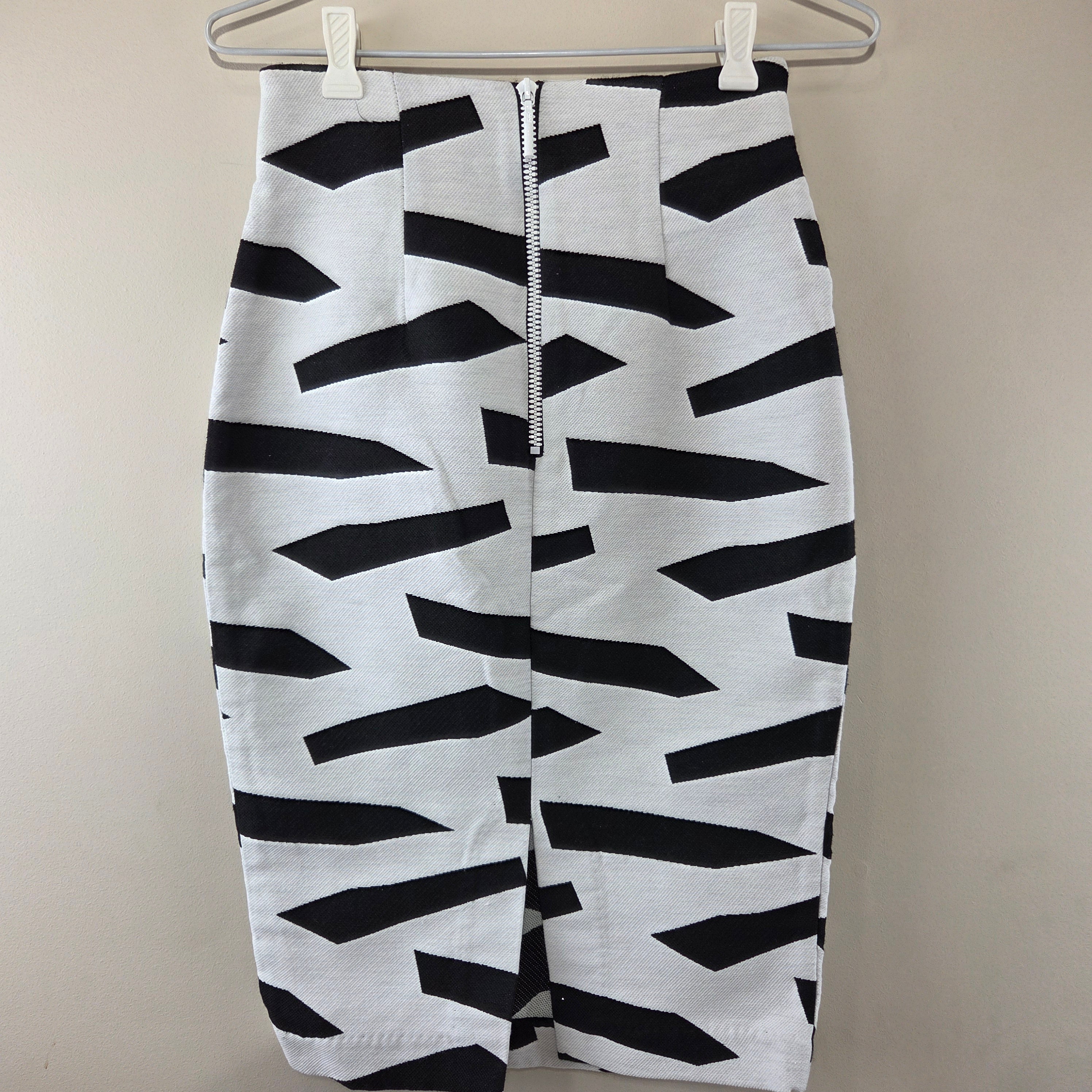 Manning Cartel Black & White Pencil Skirt