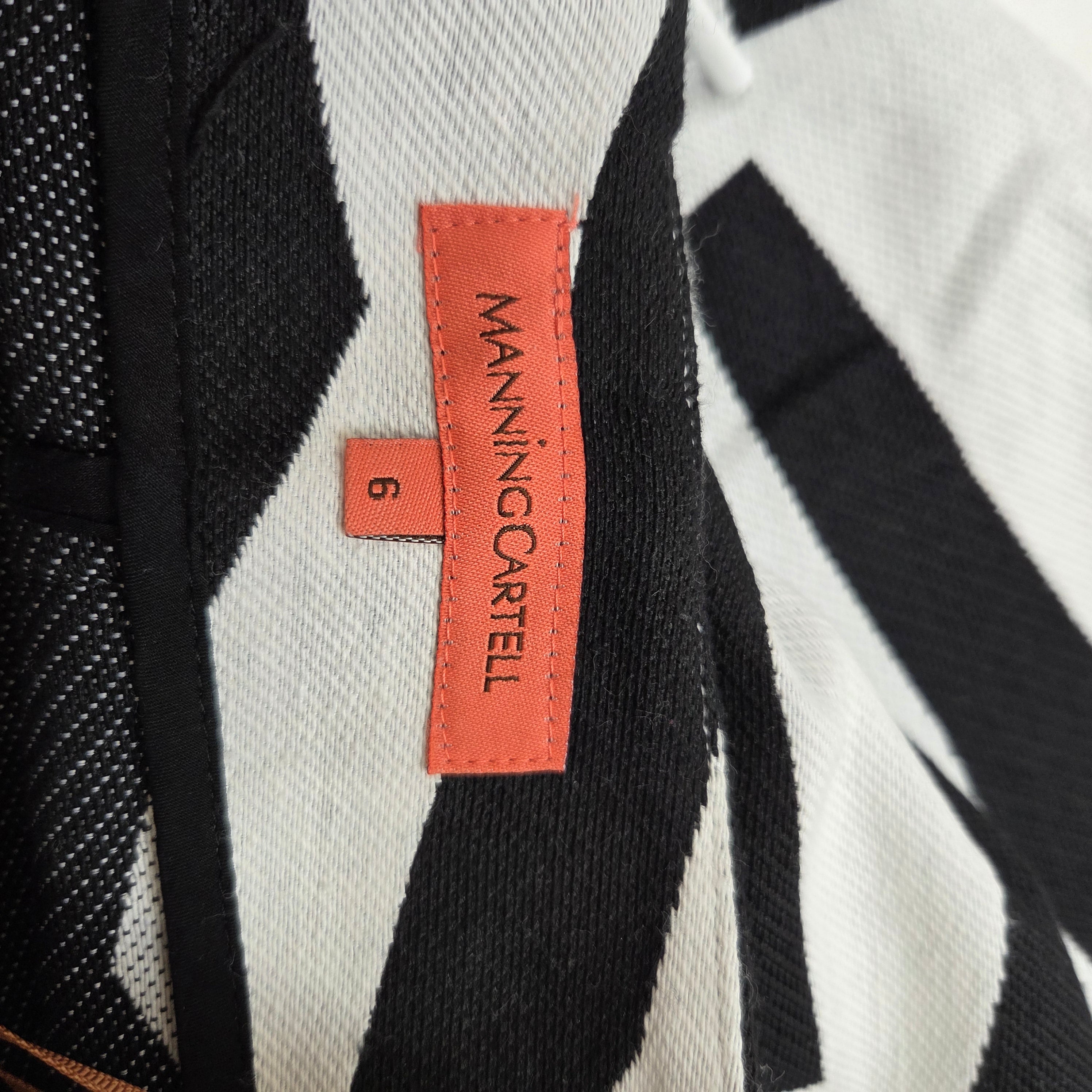 Manning Cartel Black & White Pencil Skirt