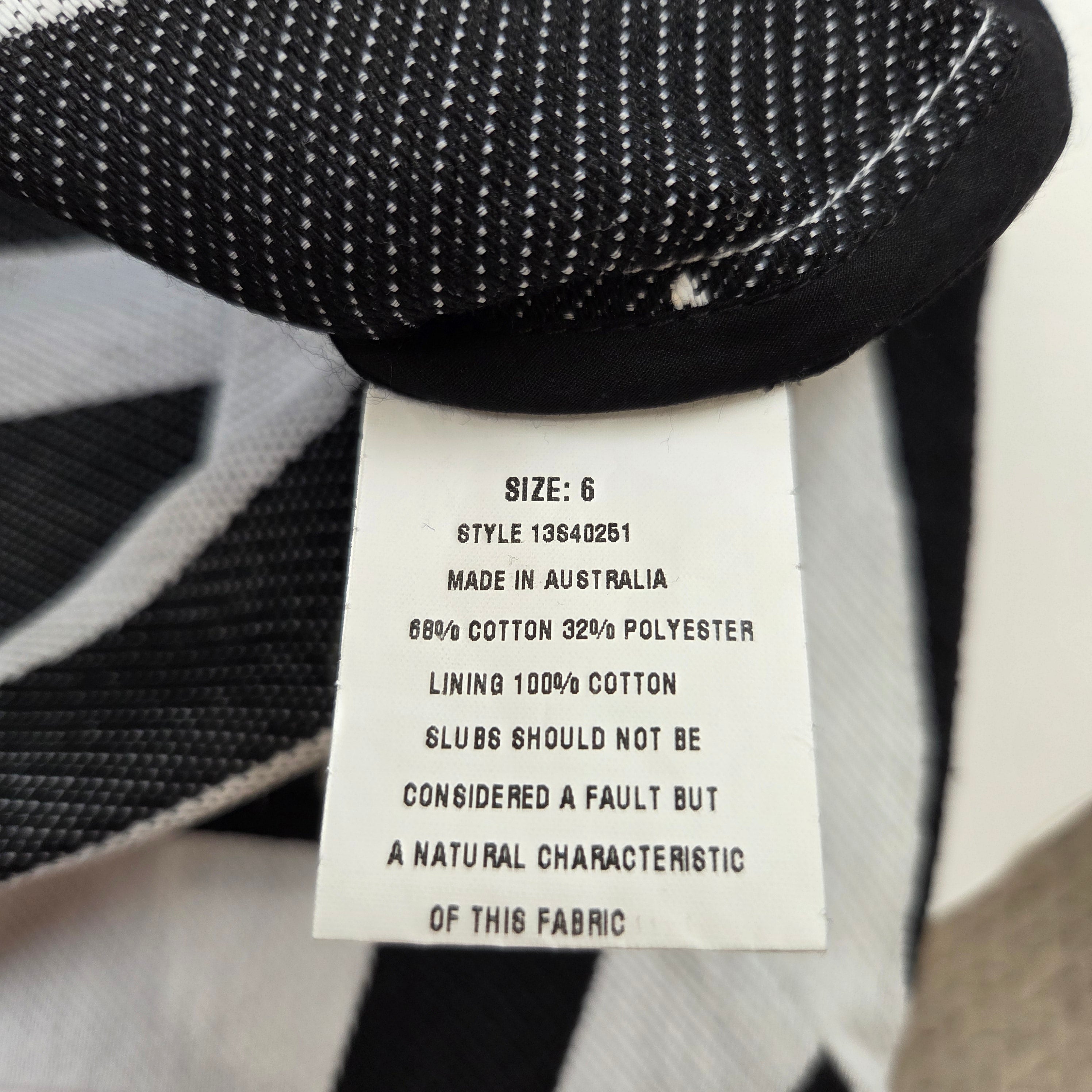 Manning Cartel Black & White Pencil Skirt