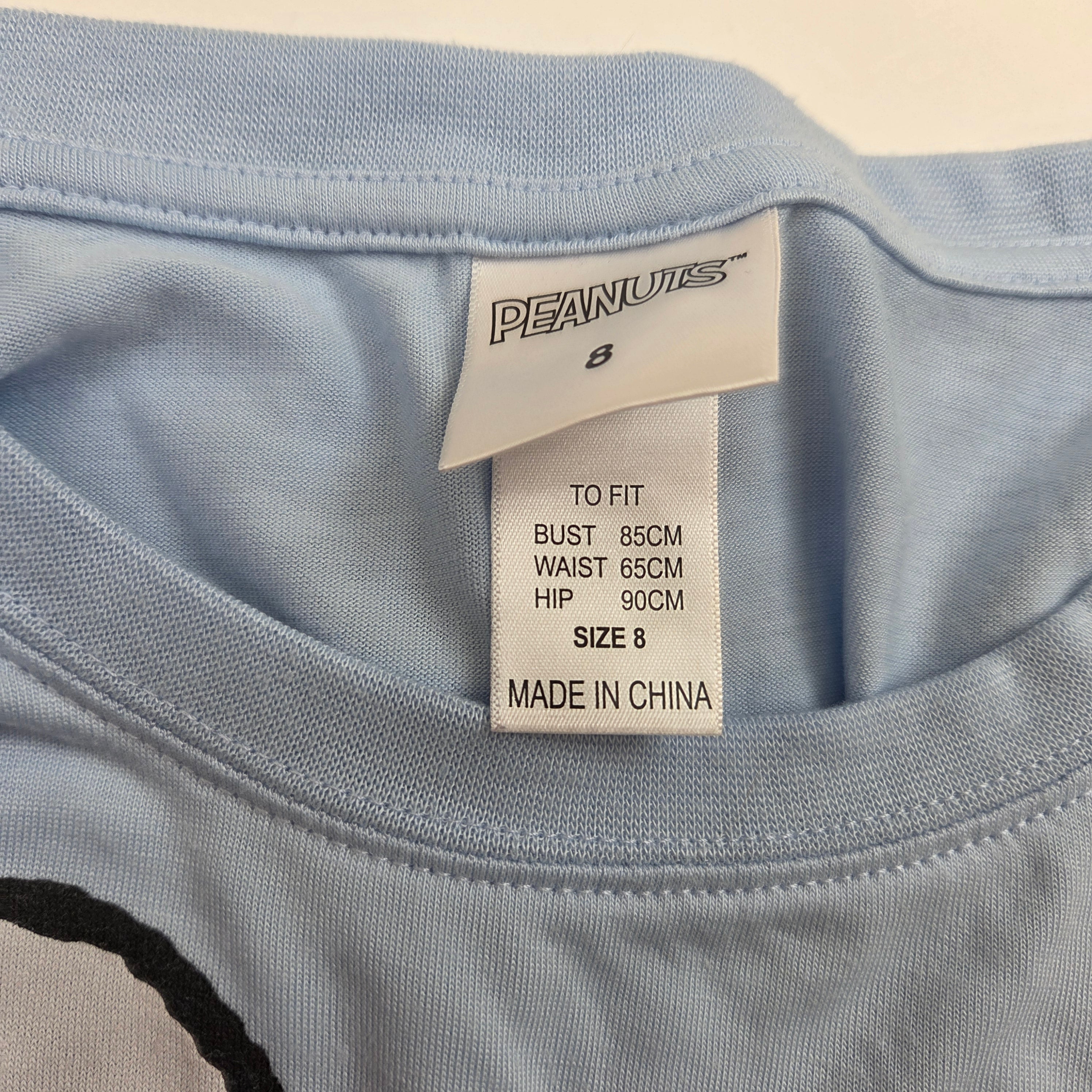 Snoopy Blue Loose T-shirt