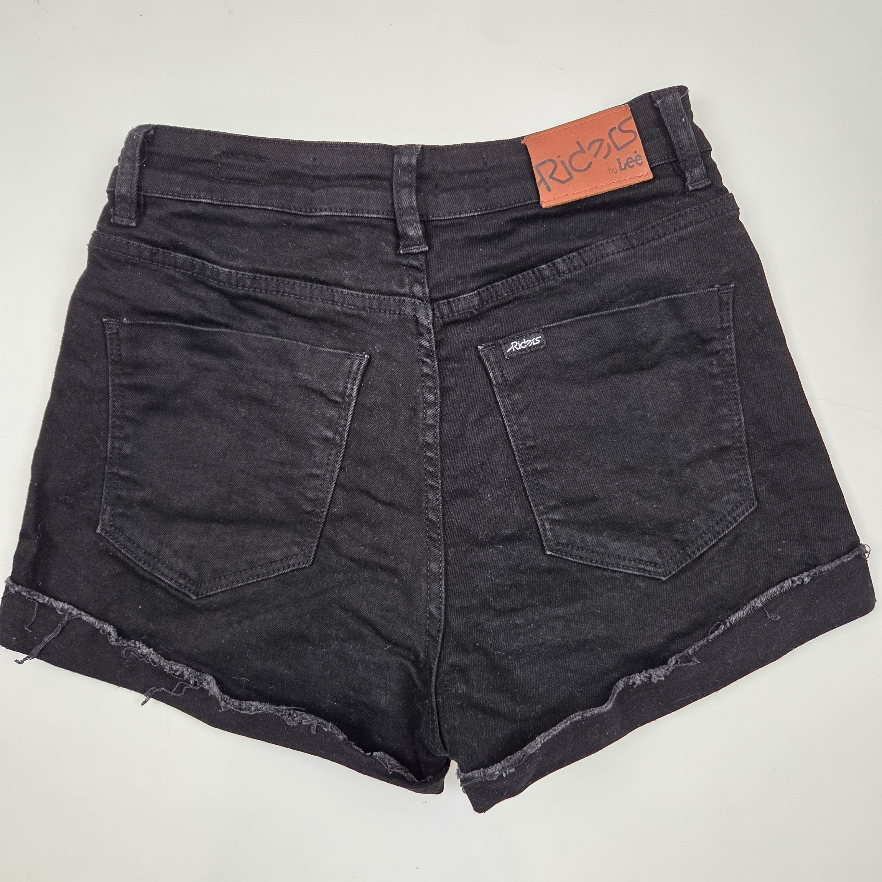 Riders By Lee Black Denim Shorts