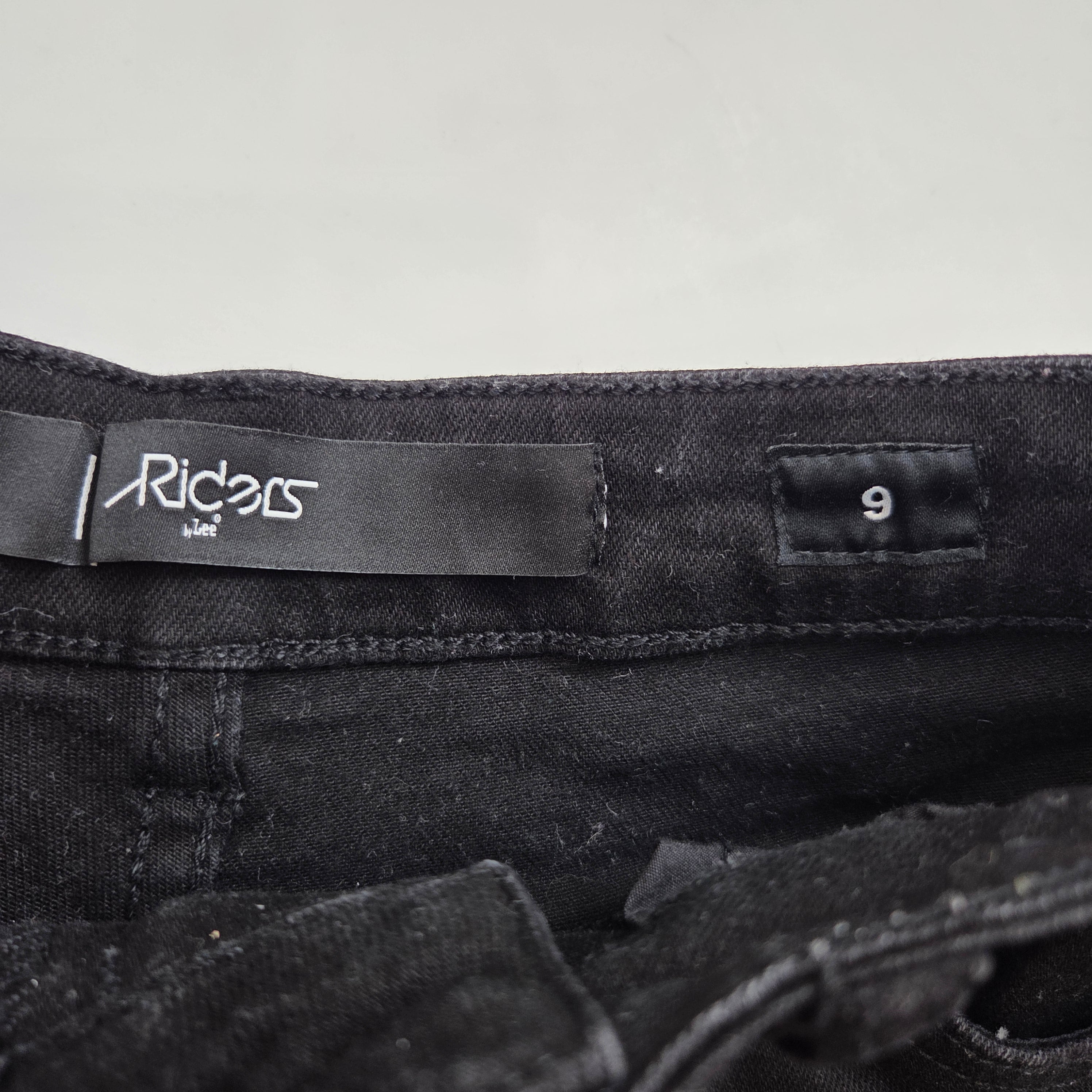 Riders By Lee Black Denim Shorts