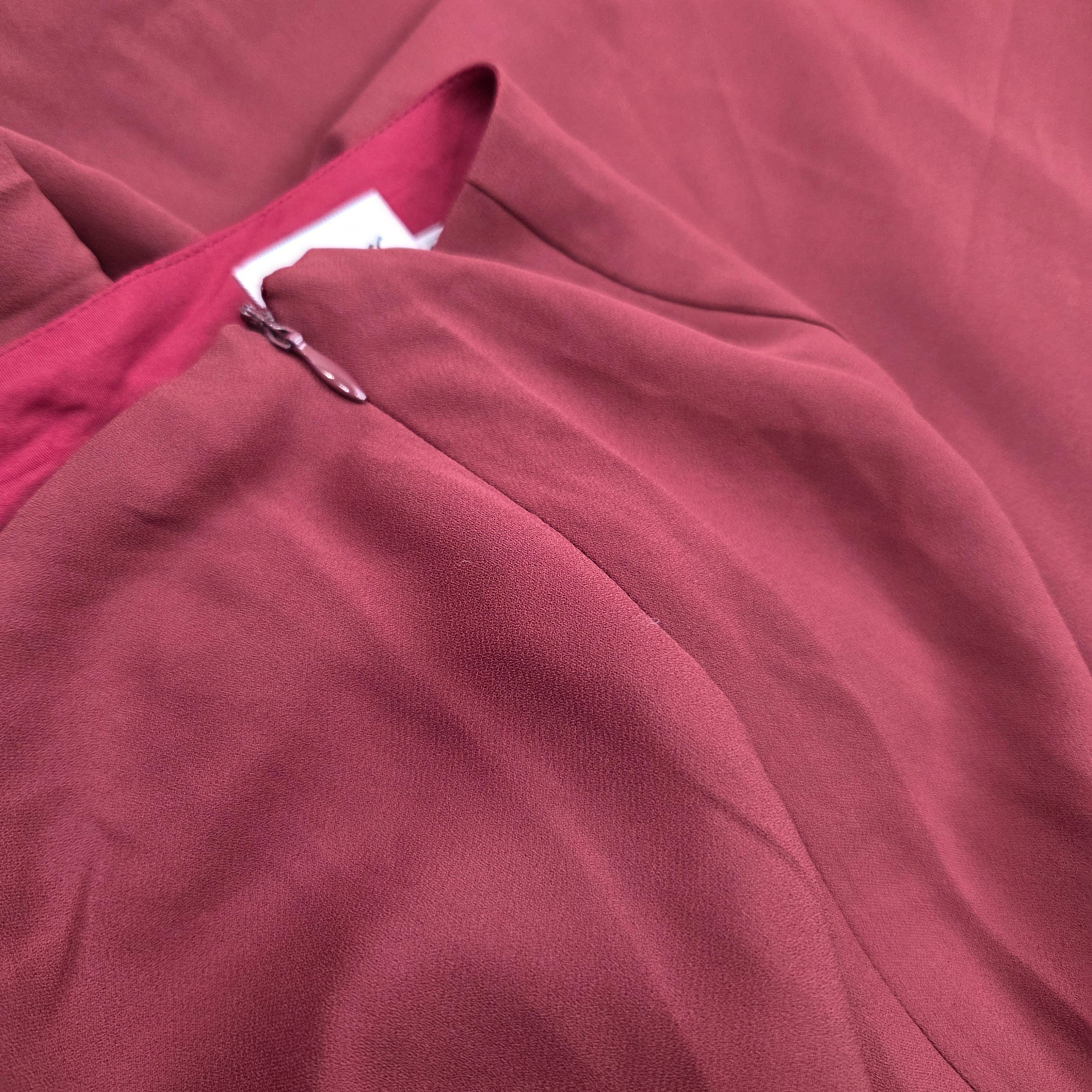 Princess Polly Maroon Full Length Skirt