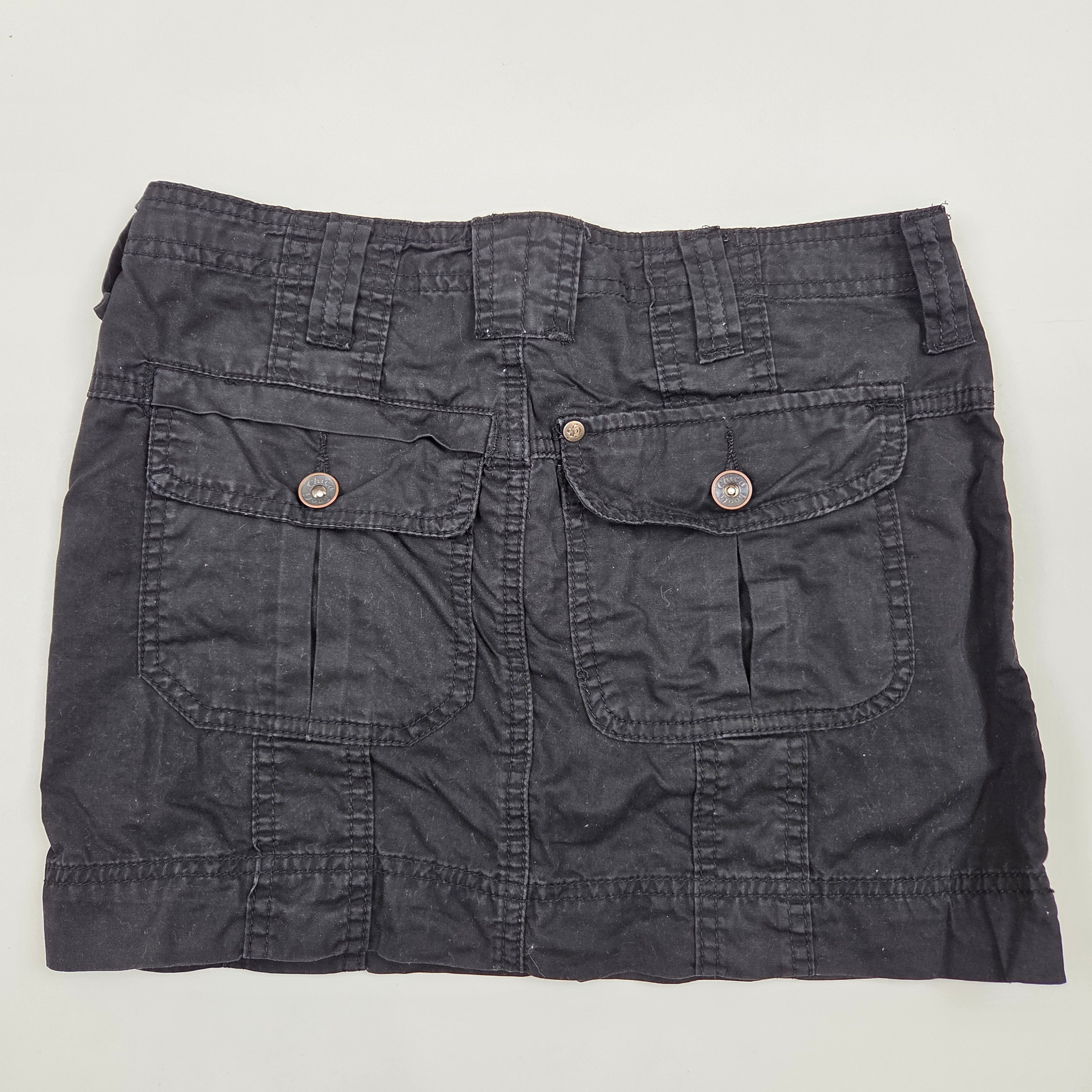 Chica Booti Black Skater Mini Skirt