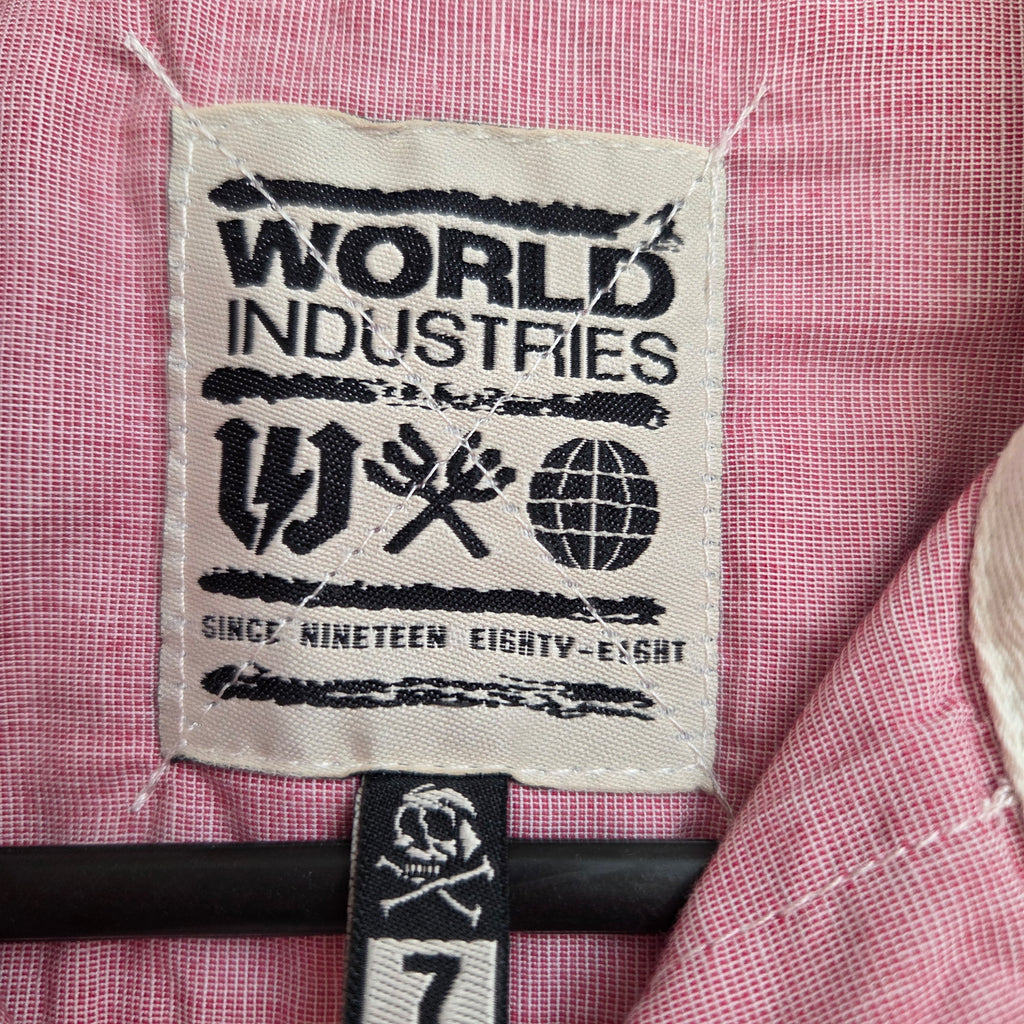 World Industries Boys Pink Long Sleeve Dress Shirt