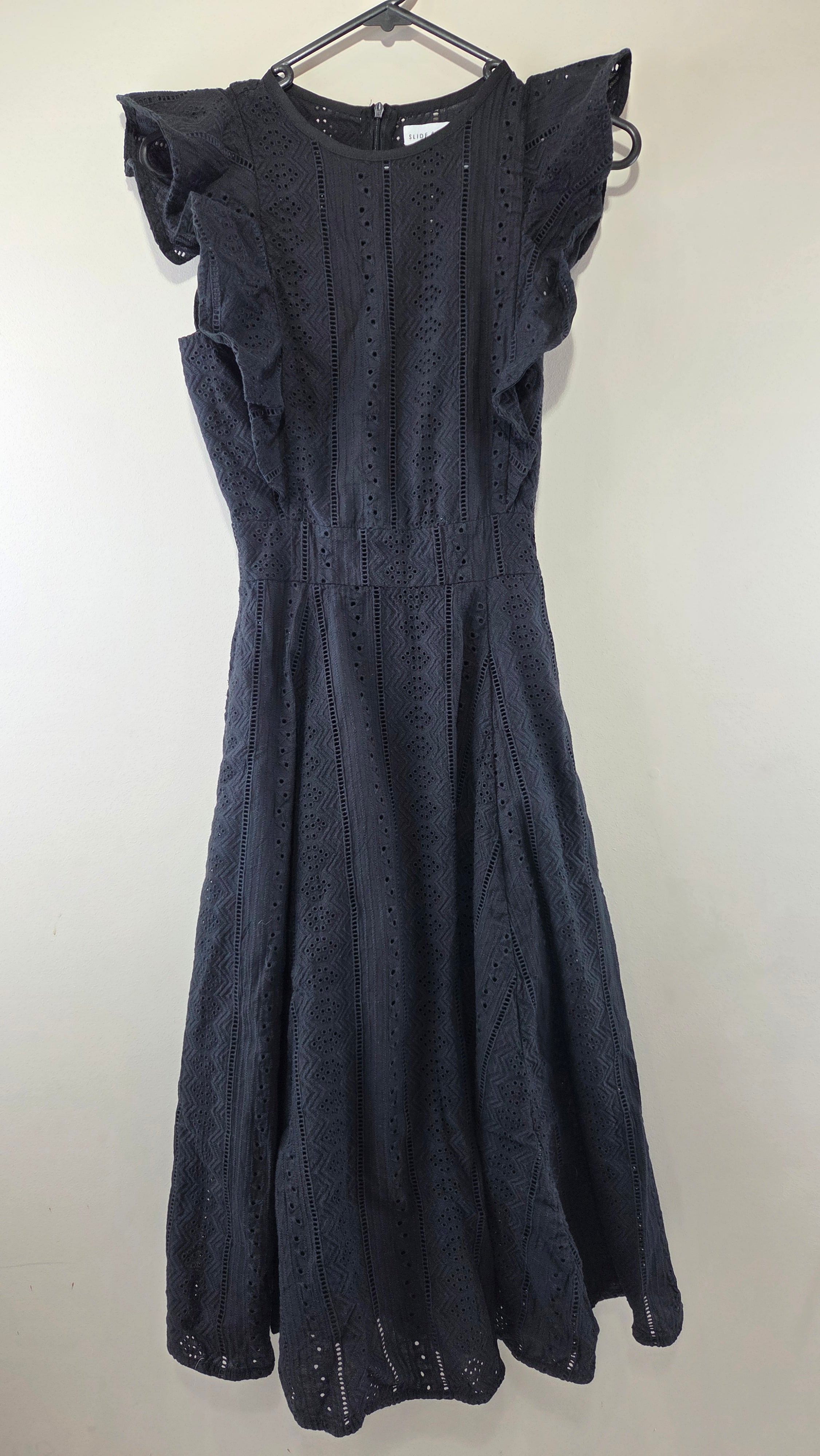 Slide Show Black Lace Summer Dress