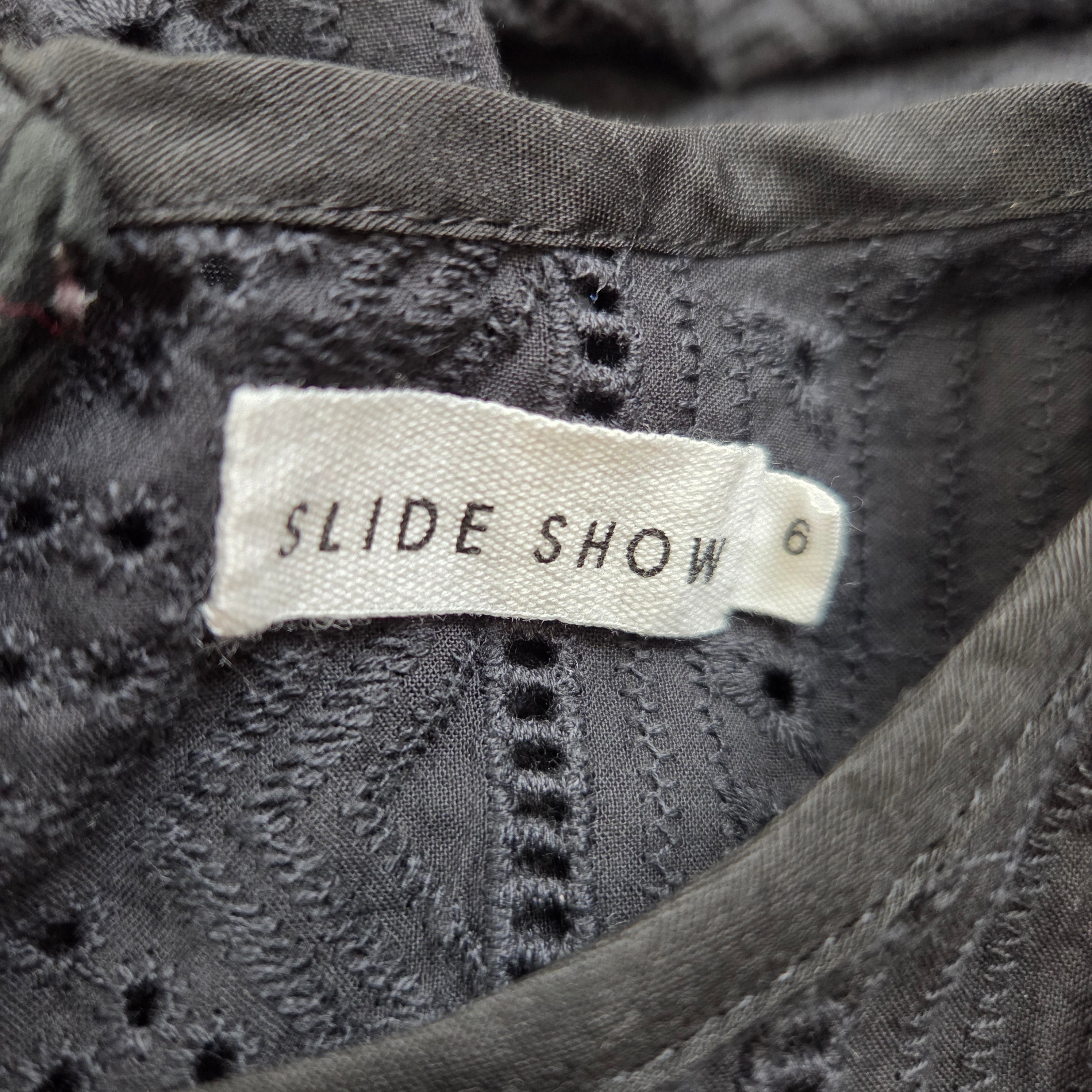 Slide Show Black Lace Summer Dress