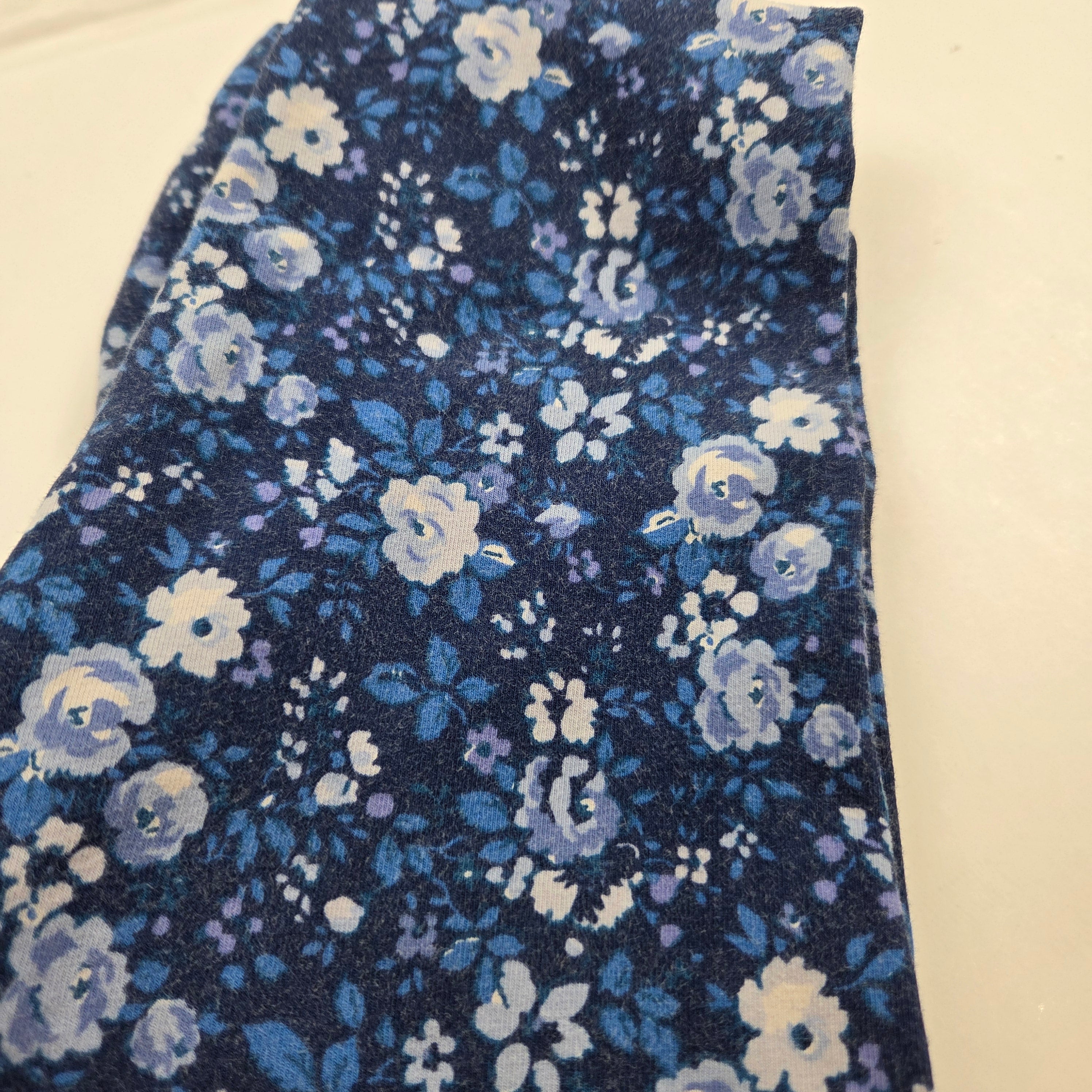 Ralph Lauren Girls Blue Flower Leggings