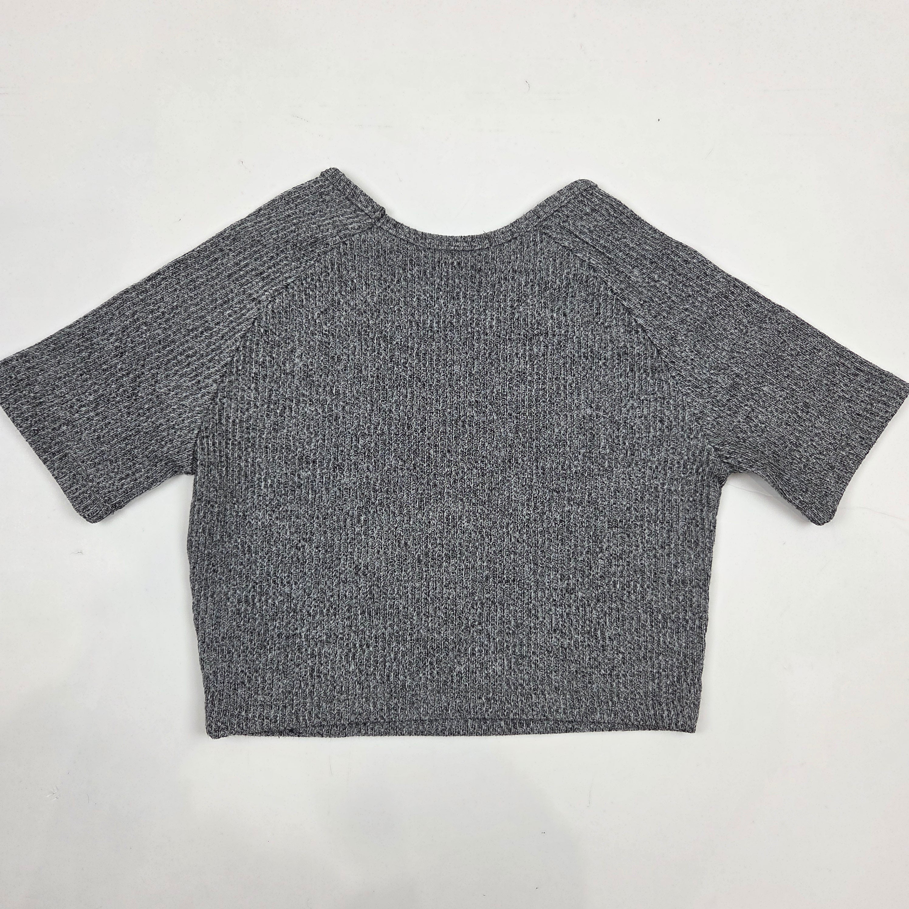 Echt Charcoal Marle Active Crop Top (NEW)