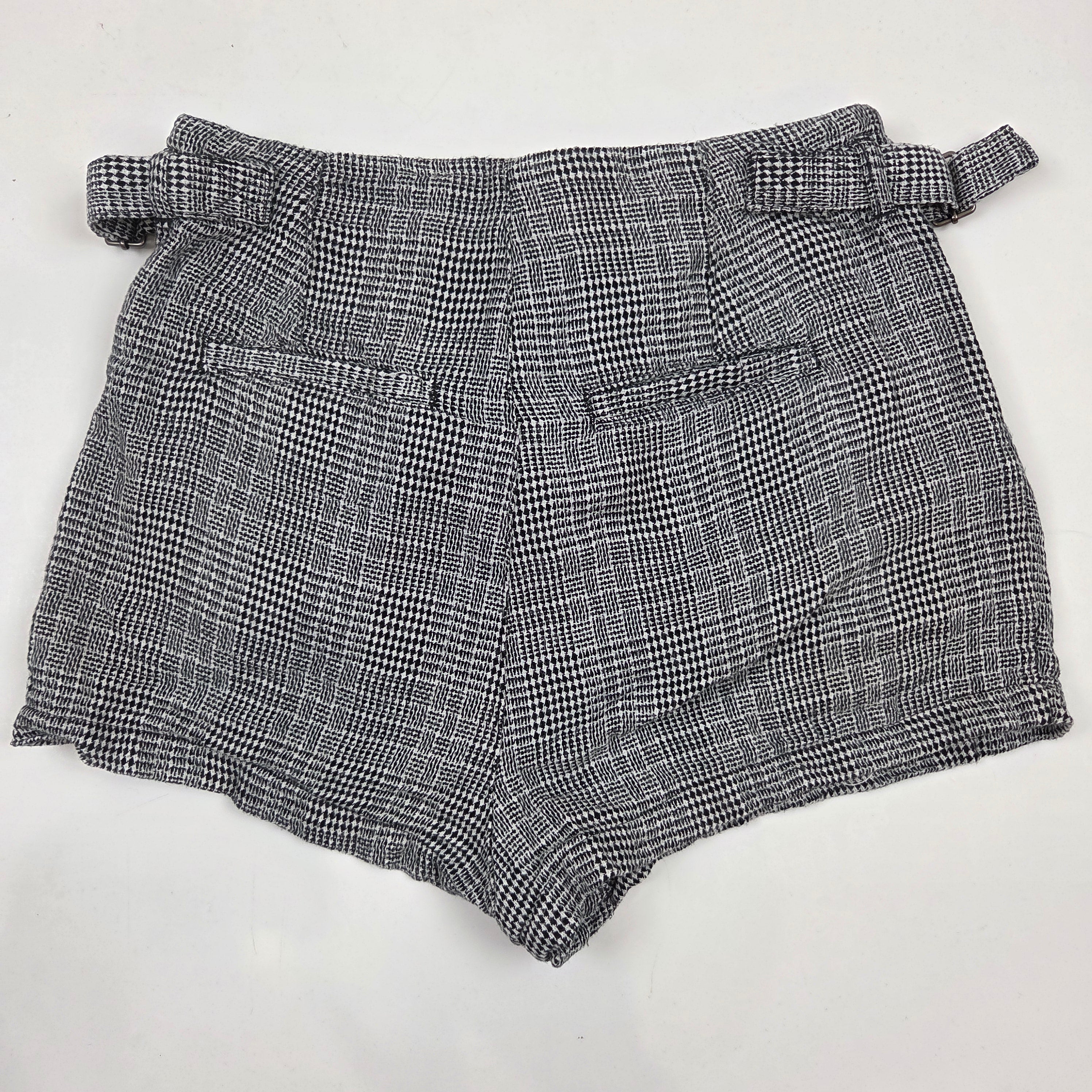 BDG Checkered Black & White Shorts