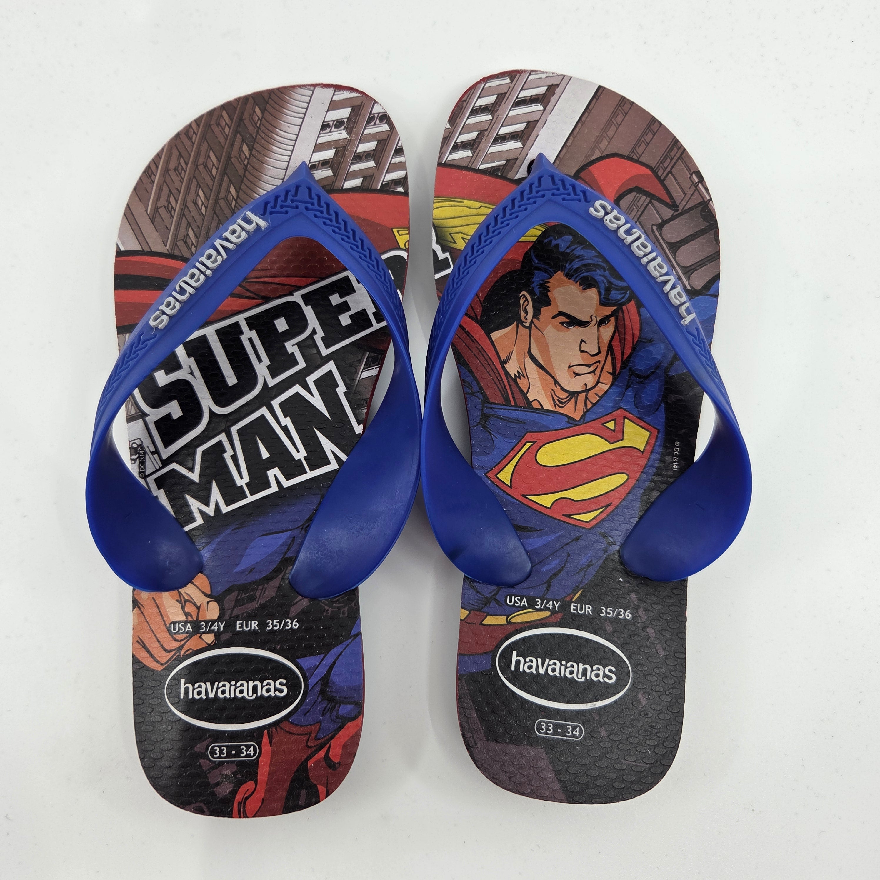 Superman Havianas Kids Thongs